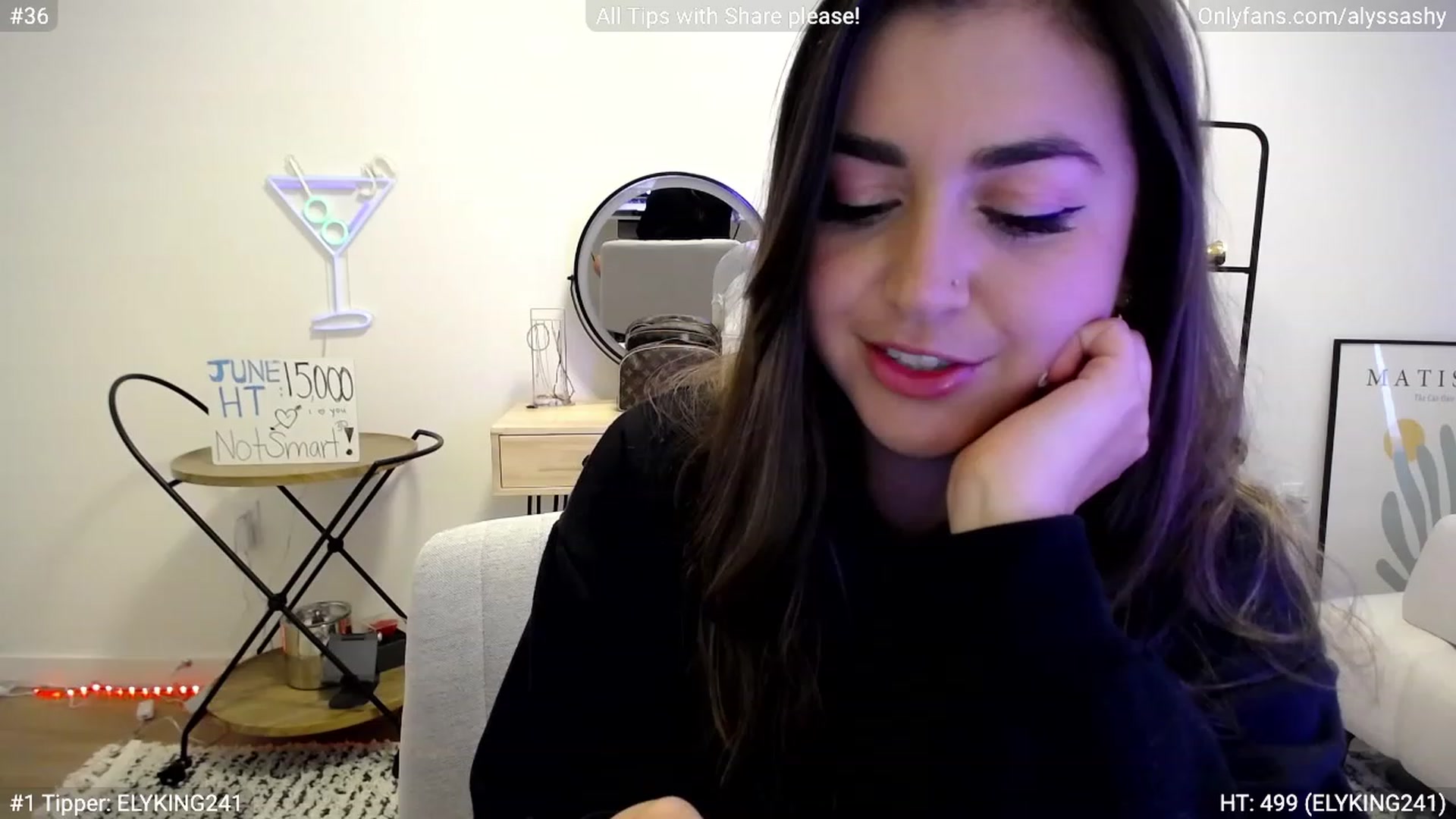 Gallery image thumbnail from AlyssaShy's myfreecams stream on, 06/10/2023, 21:38 image 11 of 20