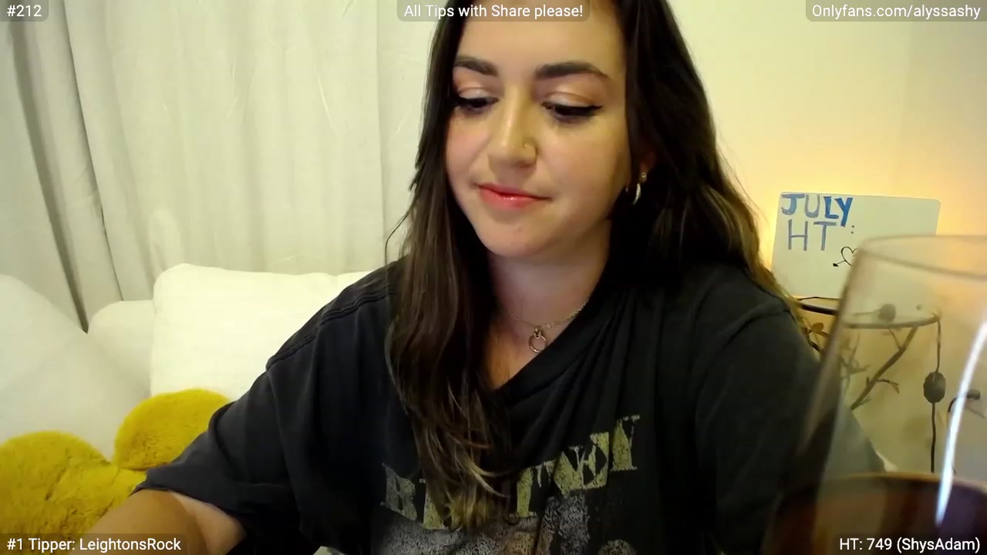 Gallery image thumbnail from AlyssaShy's myfreecams stream on, 07/02/2023, 24:29 image 19 of 20