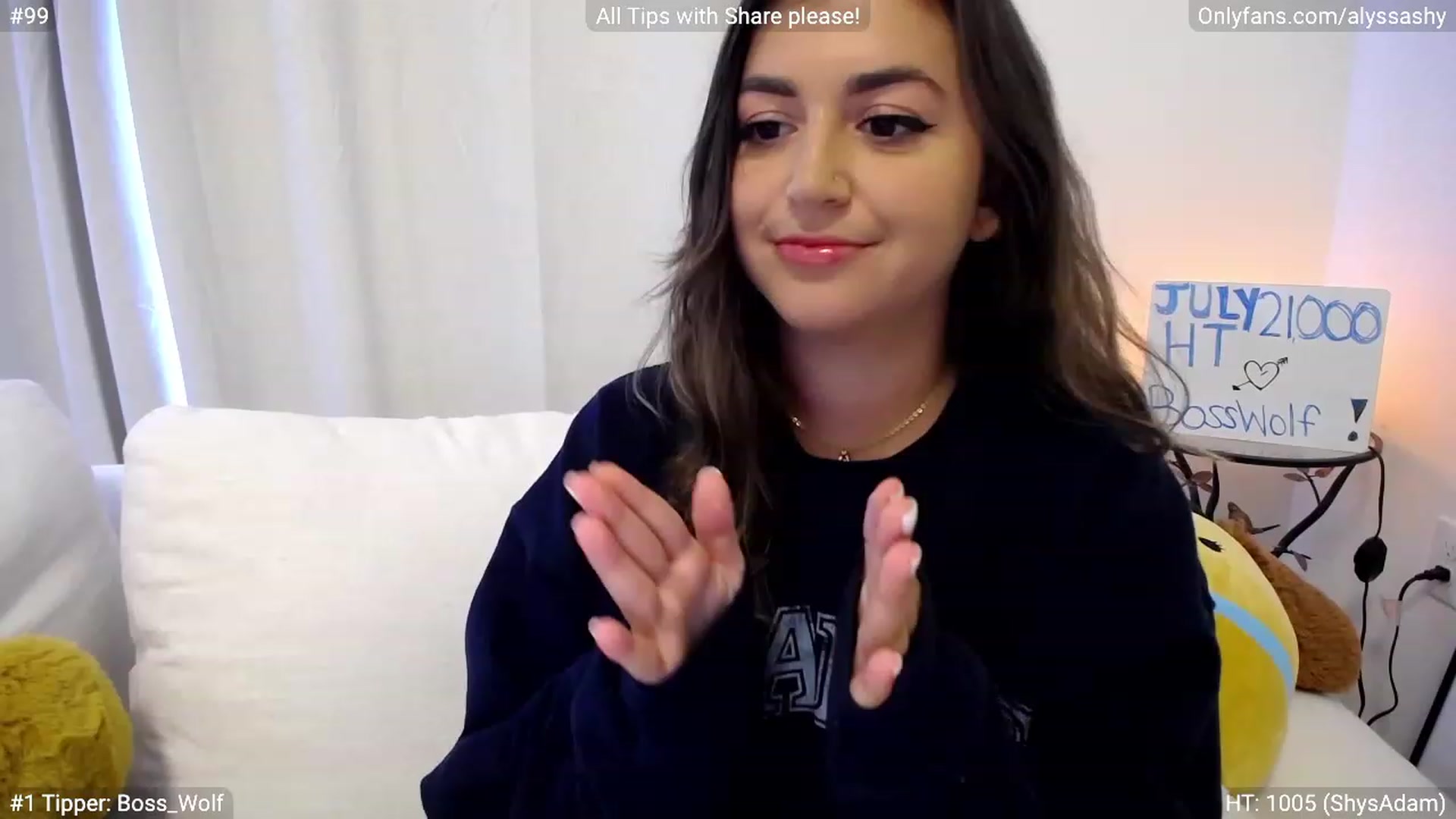 Gallery image thumbnail from AlyssaShy's myfreecams stream on, 07/06/2023, 23:01 image 20 of 20