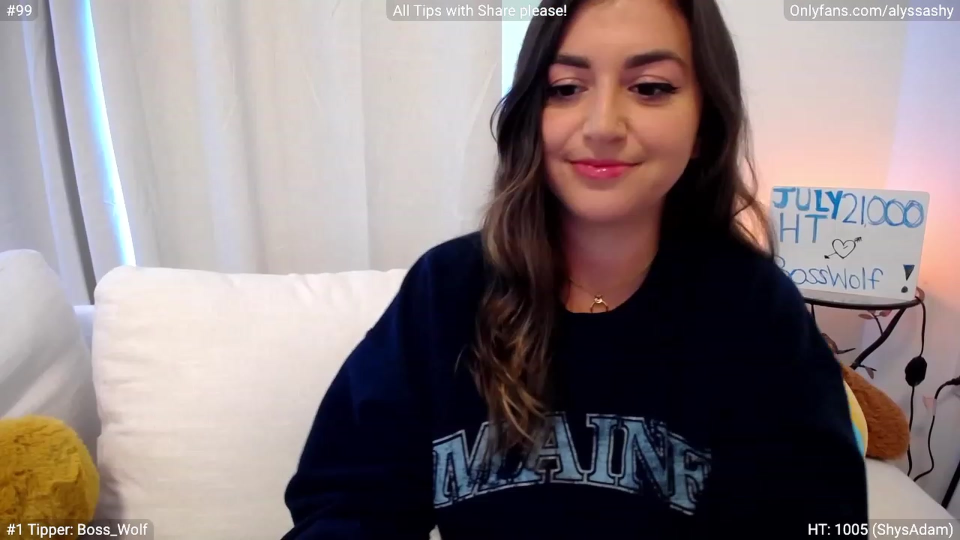 Gallery image thumbnail from AlyssaShy's myfreecams stream on, 07/06/2023, 23:01 image 17 of 20