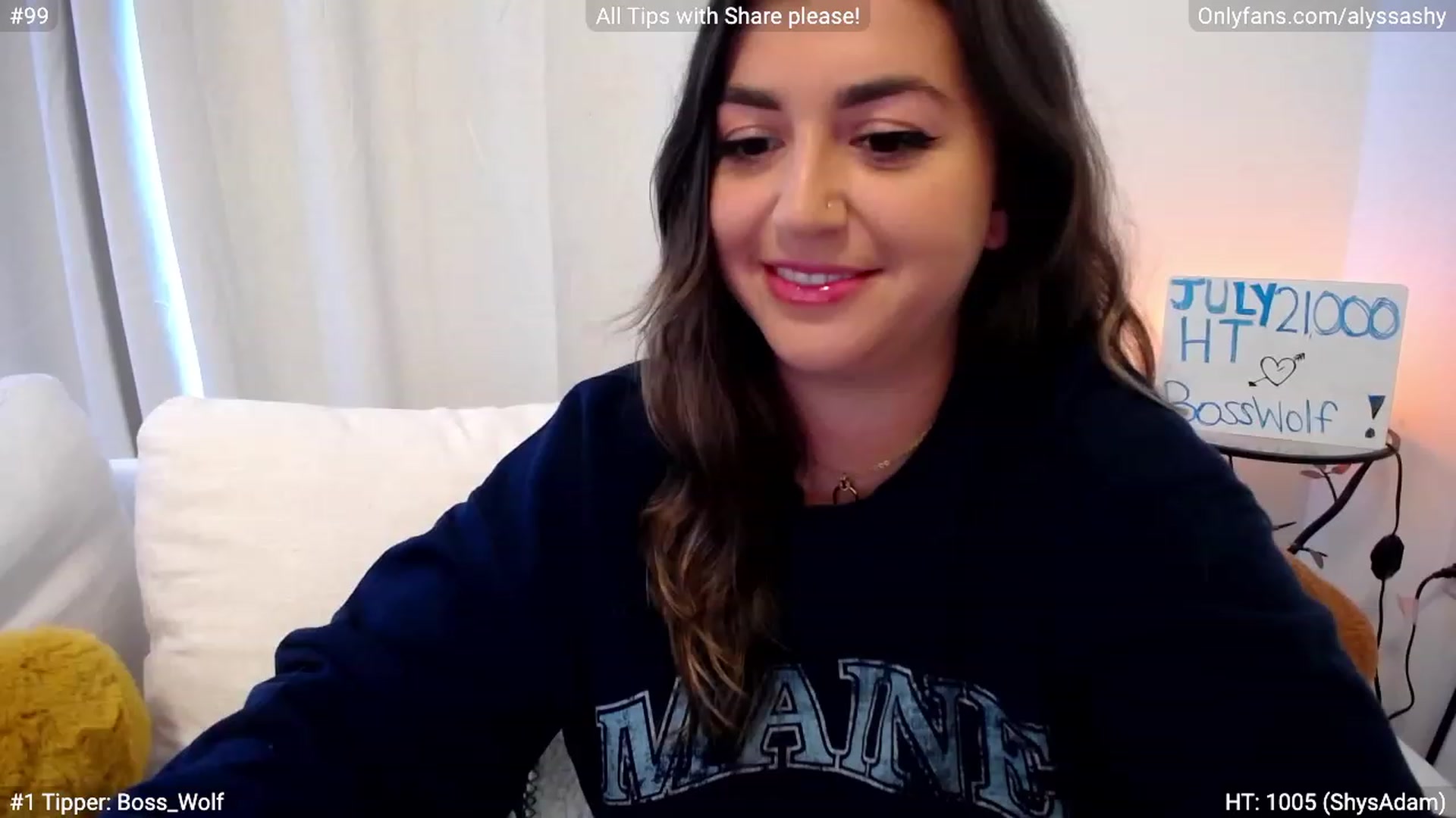 Gallery image thumbnail from AlyssaShy's myfreecams stream on, 07/06/2023, 23:01 image 15 of 20