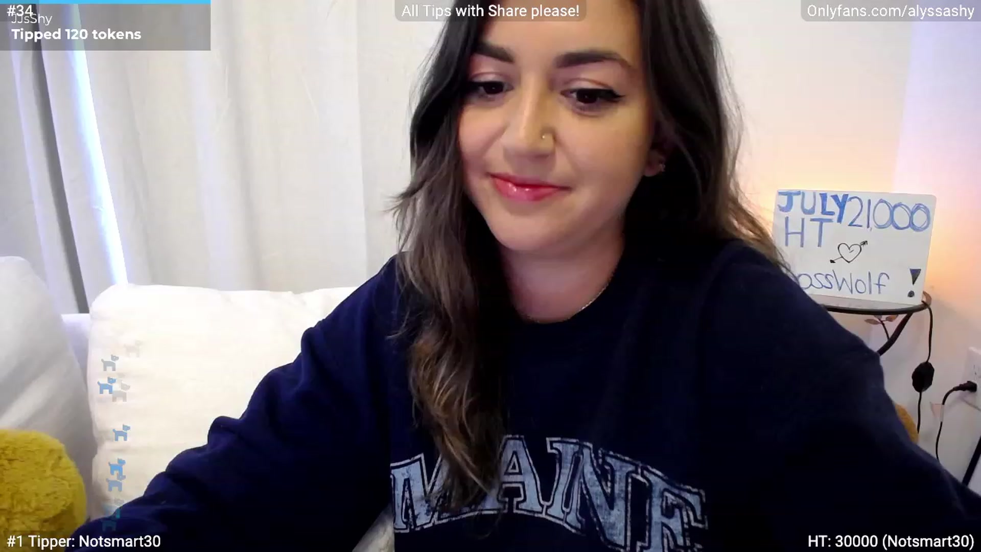 Gallery image thumbnail from AlyssaShy's myfreecams stream on, 07/06/2023, 23:19 image 7 of 20