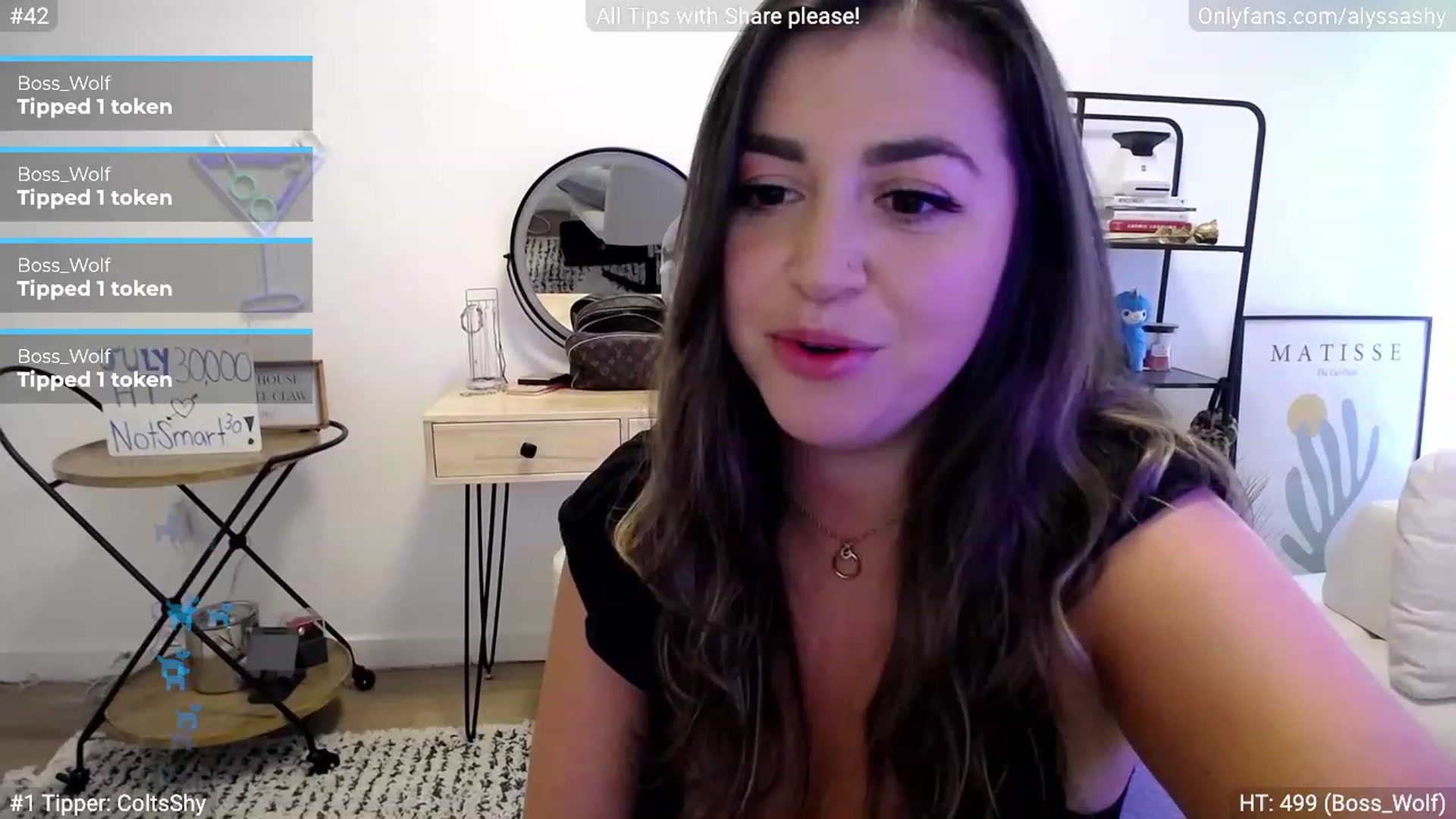Gallery image thumbnail from AlyssaShy's myfreecams stream on, 07/07/2023, 23:59 image 1 of 20