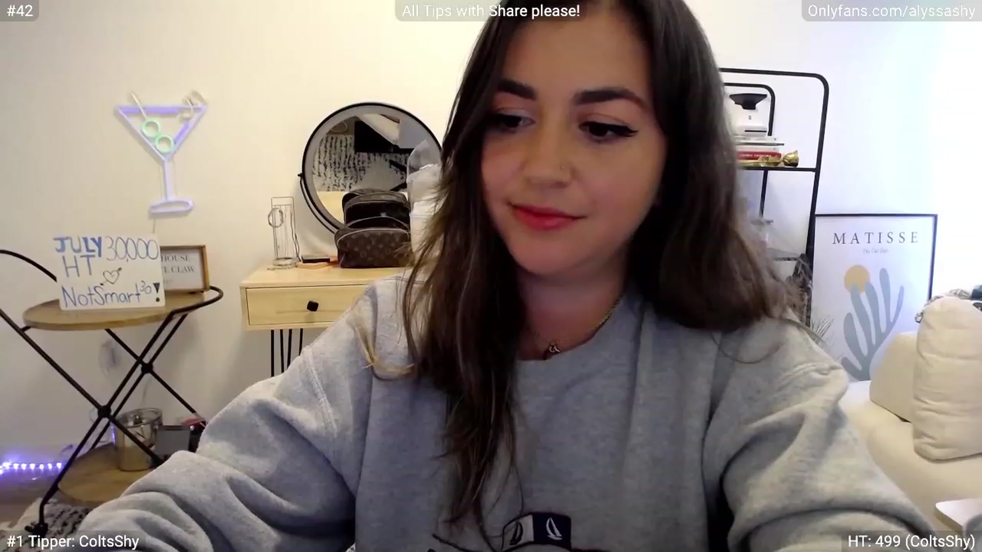 Gallery image thumbnail from AlyssaShy's myfreecams stream on, 07/08/2023, 23:14 image 16 of 20
