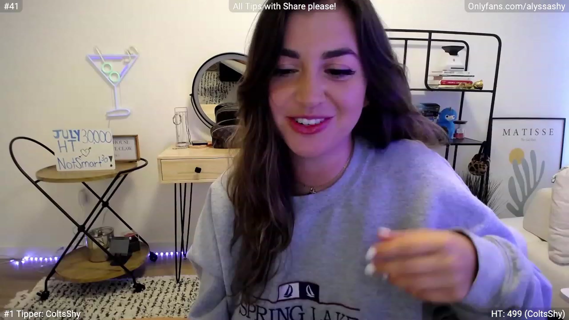 Gallery image thumbnail from AlyssaShy's myfreecams stream on, 07/08/2023, 23:47 image 7 of 20