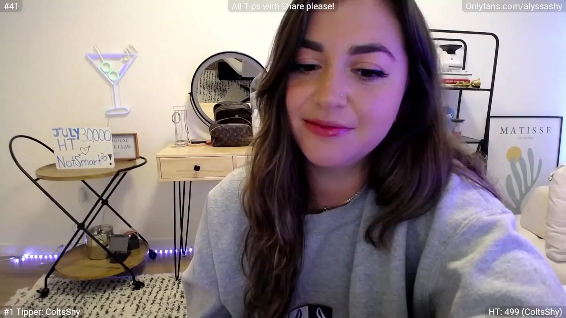 Gallery image thumbnail from AlyssaShy's myfreecams stream on, 07/08/2023, 23:47 image 5 of 20
