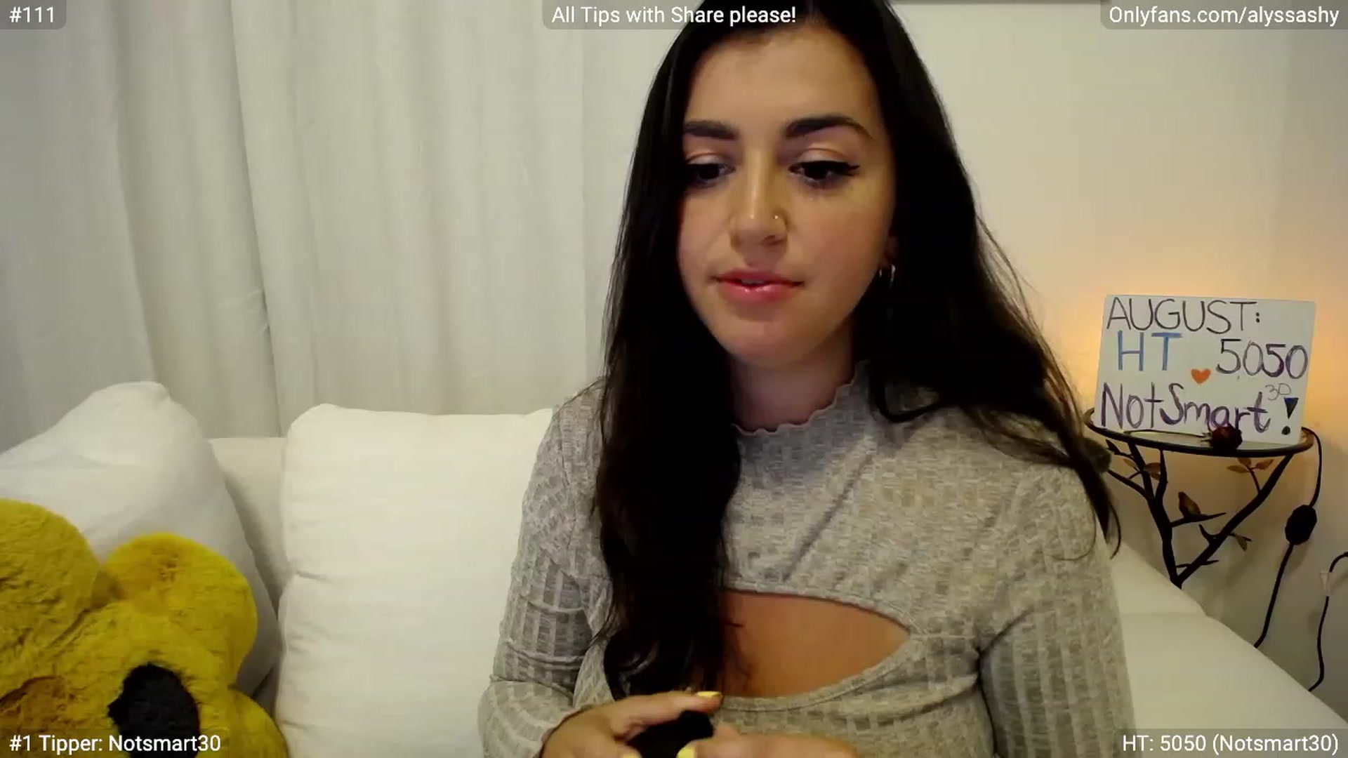 Gallery image thumbnail from AlyssaShy's myfreecams stream on, 08/05/2023, 02:01 image 4 of 20