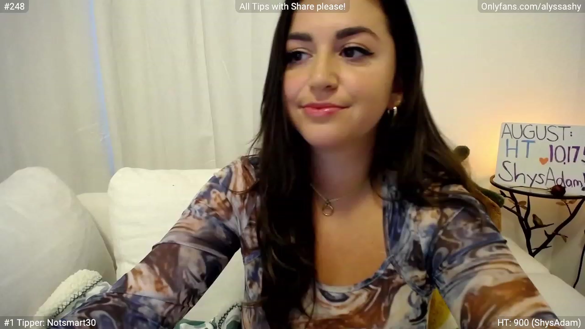 Gallery image thumbnail from AlyssaShy's myfreecams stream on, 08/17/2023, 23:25 image 19 of 20