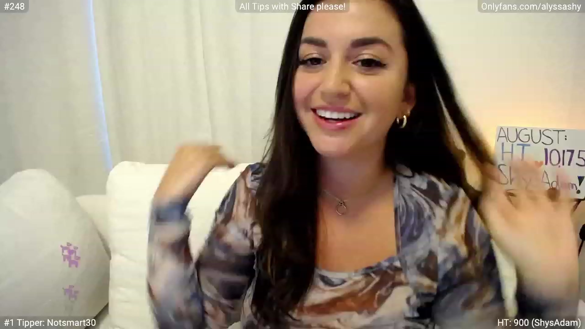 Gallery image thumbnail from AlyssaShy's myfreecams stream on, 08/17/2023, 23:25 image 16 of 20