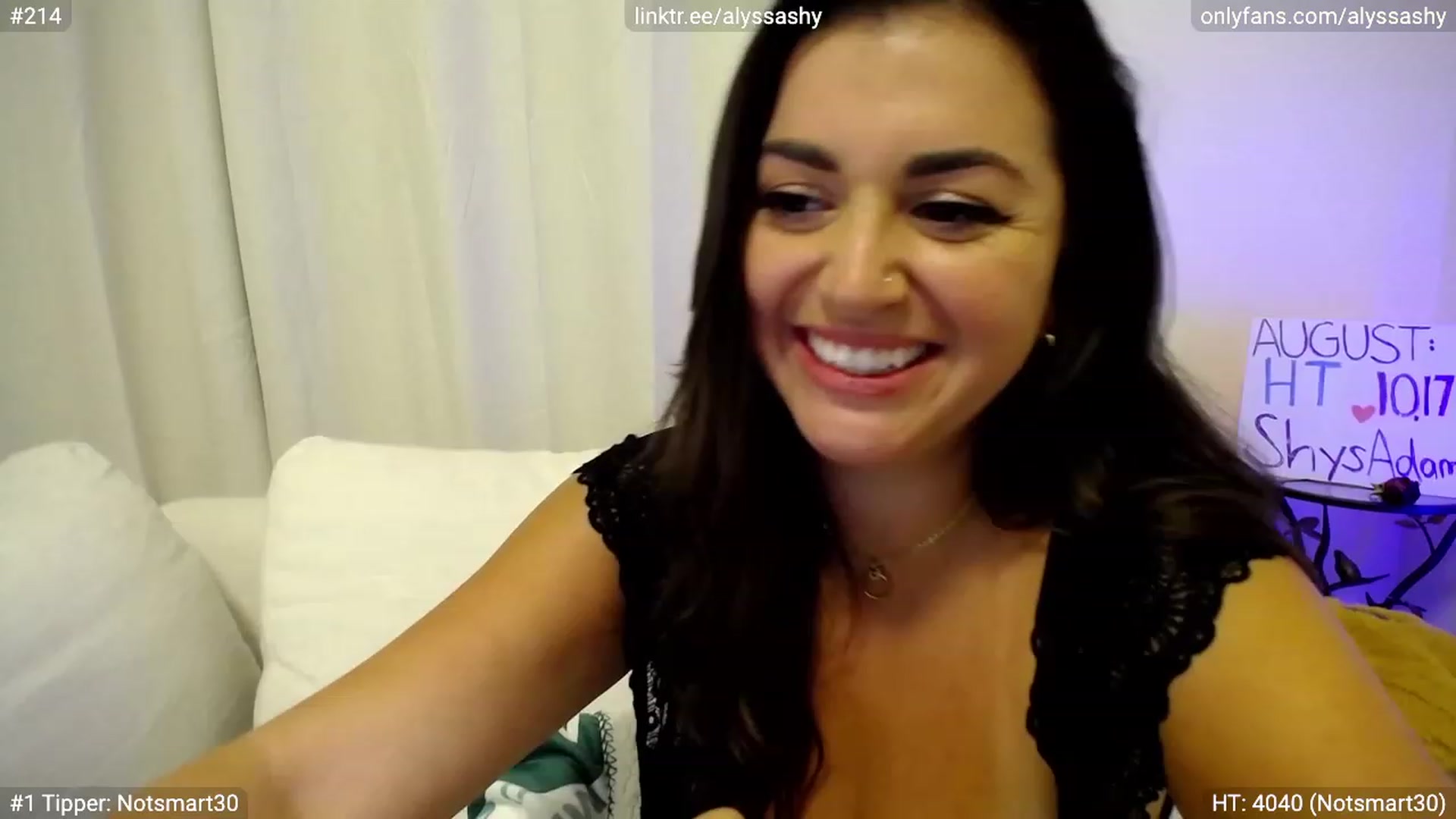 Gallery image thumbnail from AlyssaShy's myfreecams stream on, 08/26/2023, 03:52 image 11 of 20