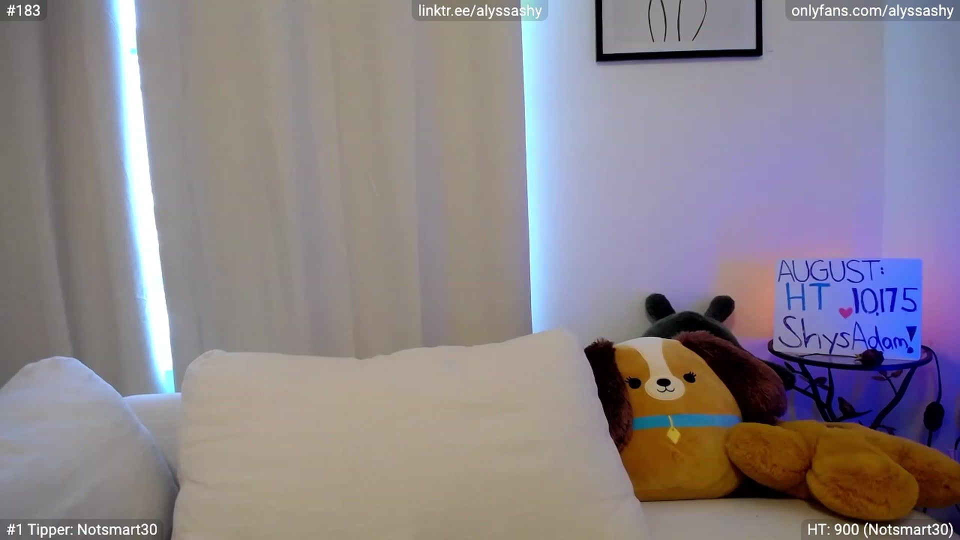 Gallery image thumbnail from AlyssaShy's myfreecams stream on, 08/27/2023, 21:21 image 16 of 20