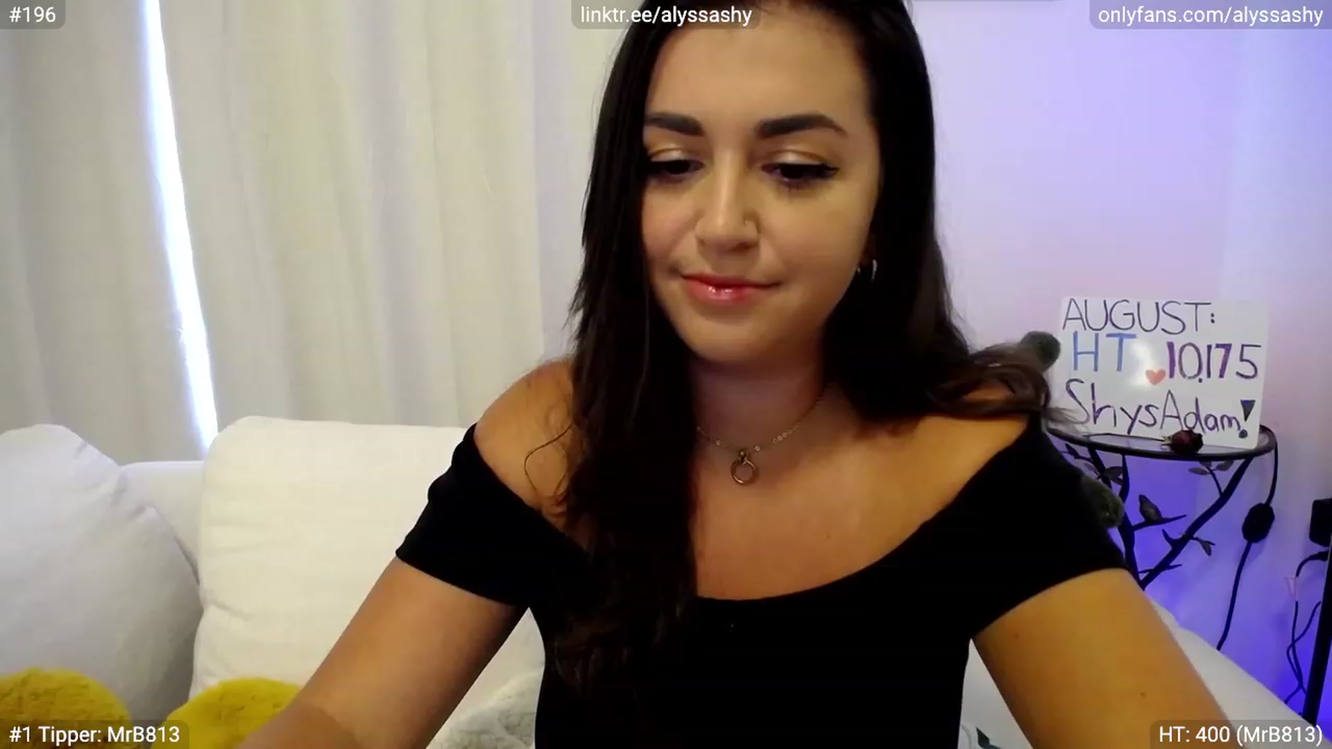 Gallery image thumbnail from AlyssaShy's myfreecams stream on, 08/30/2023, 23:36 image 6 of 20