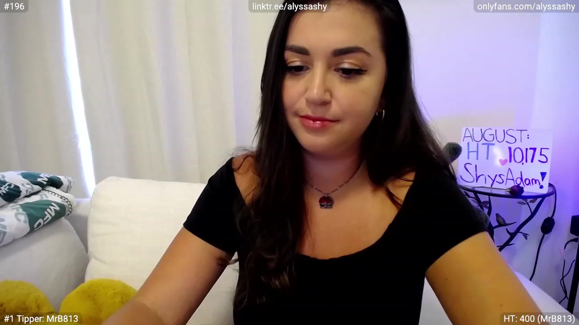 Gallery image thumbnail from AlyssaShy's myfreecams stream on, 08/30/2023, 23:36 image 4 of 20