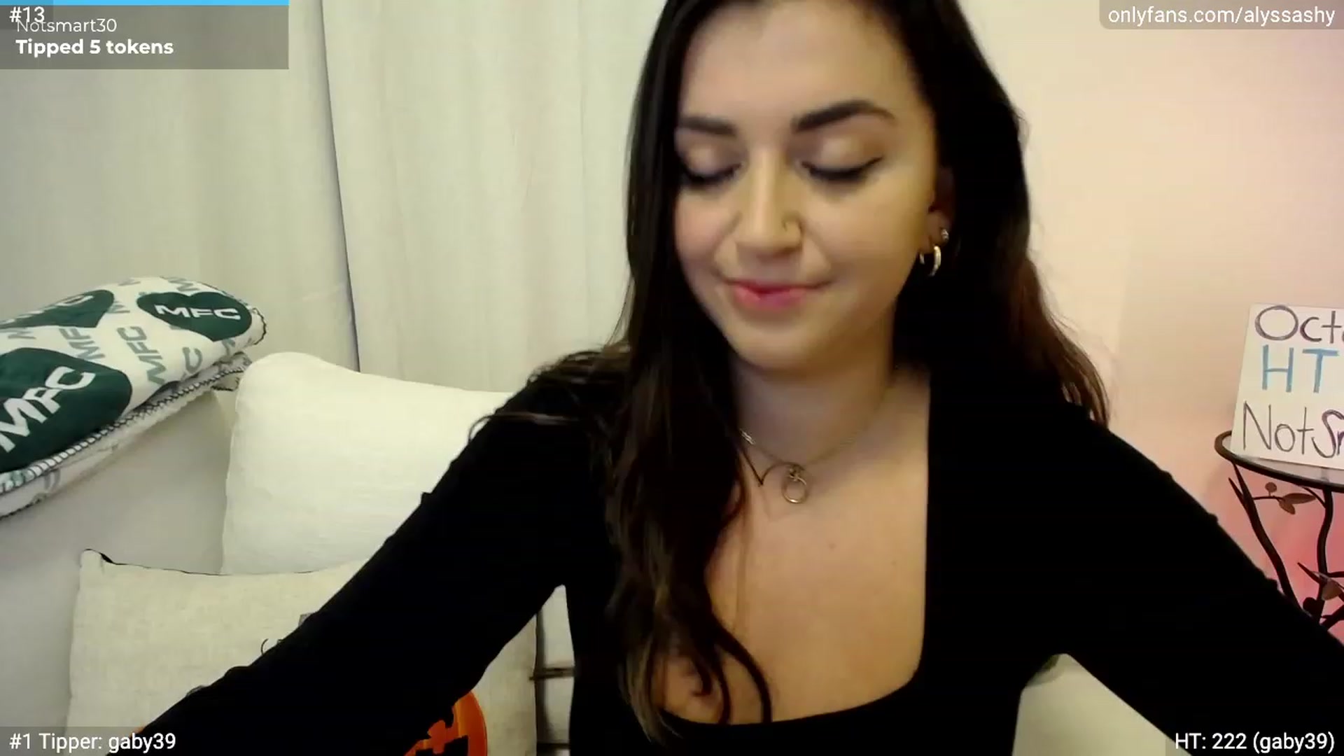 Gallery image thumbnail from AlyssaShy's myfreecams stream on, 10/02/2023, 22:55 image 8 of 20