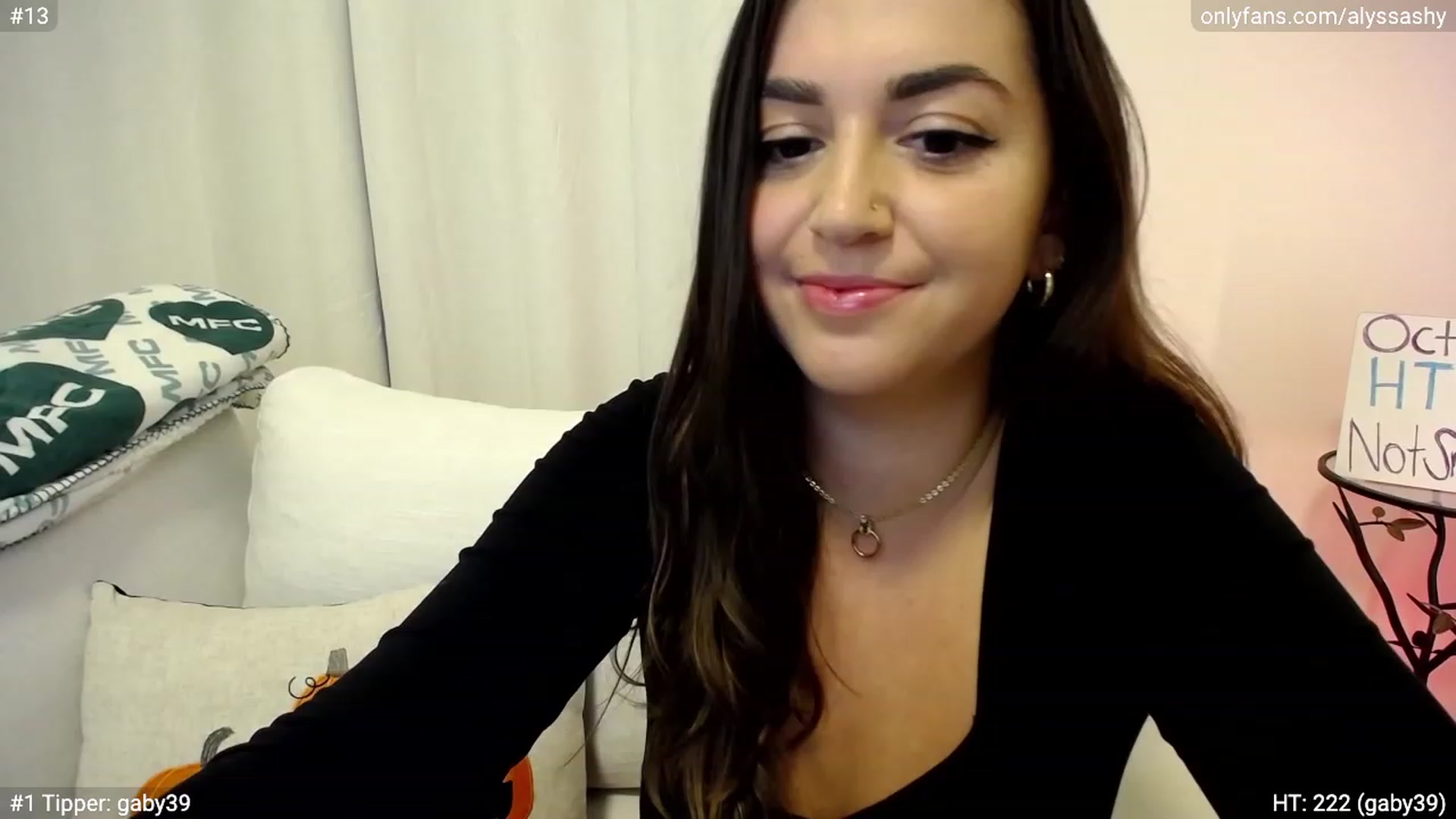 Gallery image thumbnail from AlyssaShy's myfreecams stream on, 10/02/2023, 22:55 image 10 of 20