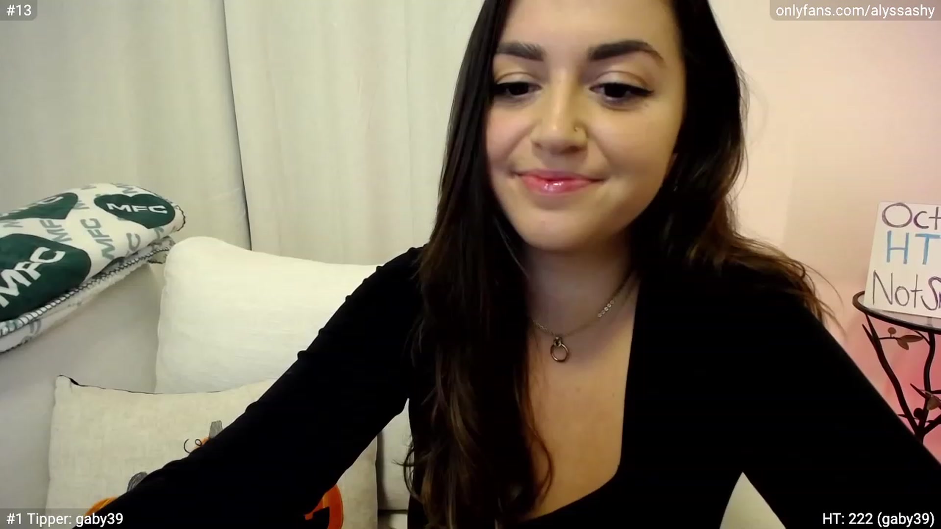 Gallery image thumbnail from AlyssaShy's myfreecams stream on, 10/02/2023, 22:55 image 14 of 20
