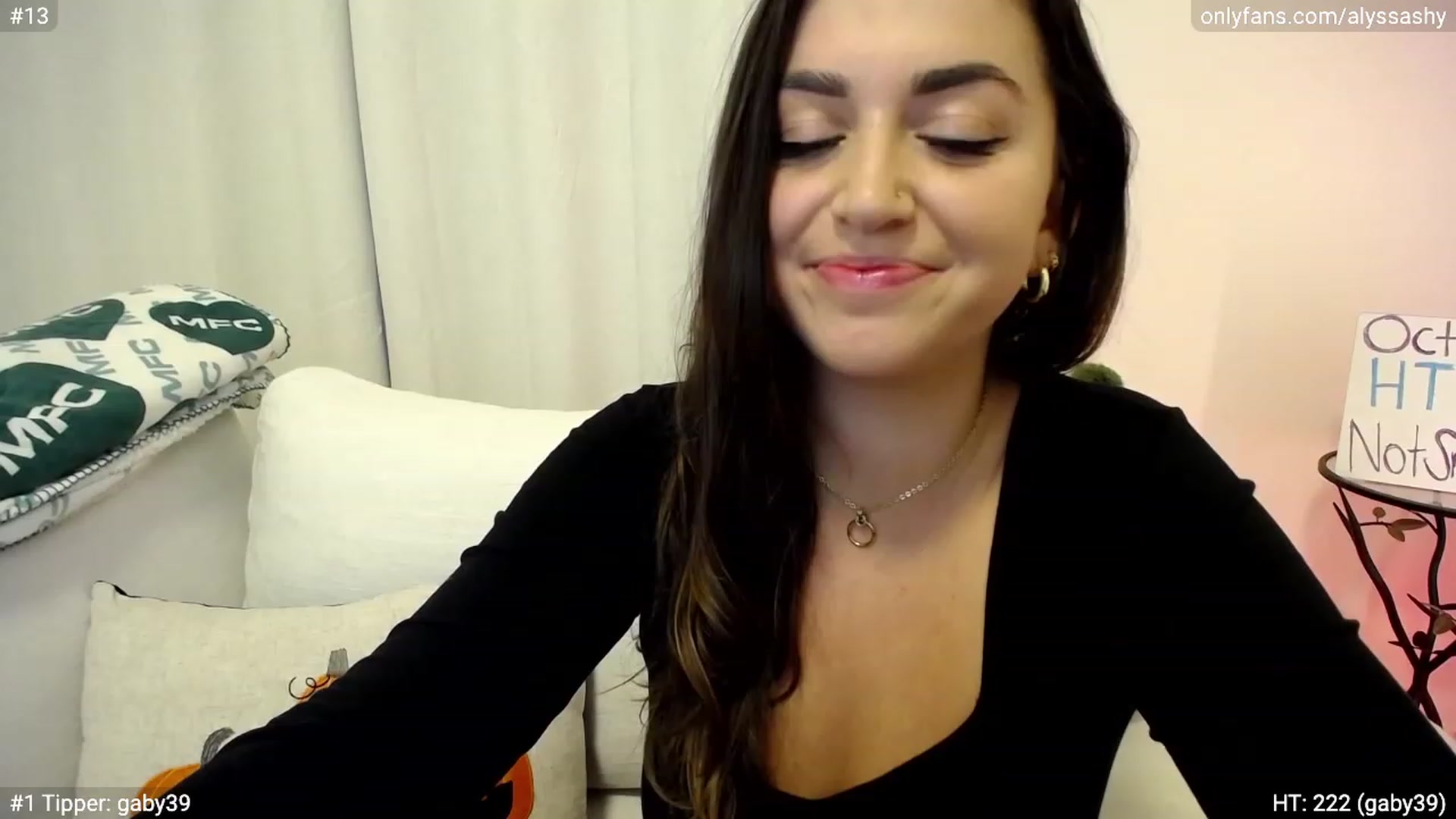Gallery image thumbnail from AlyssaShy's myfreecams stream on, 10/02/2023, 22:55 image 9 of 20