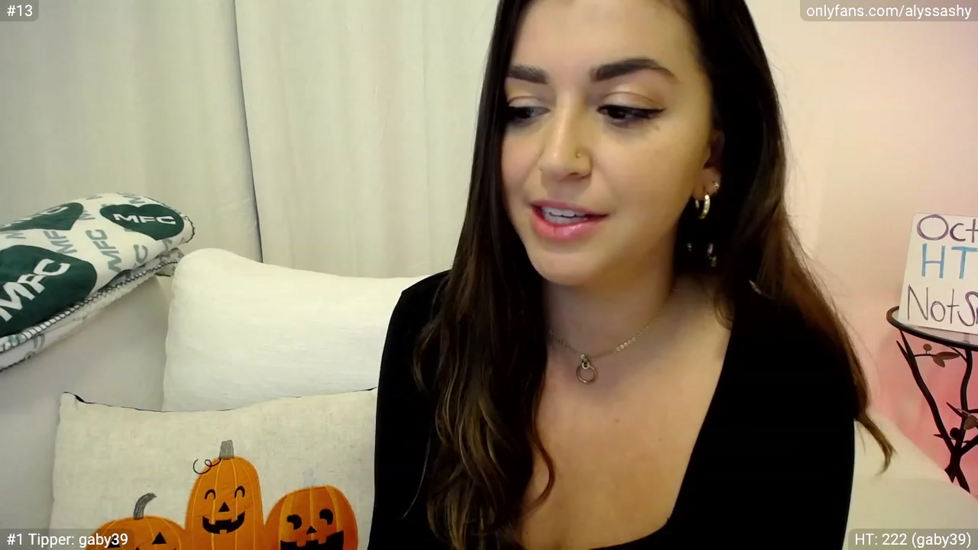 Gallery image thumbnail from AlyssaShy's myfreecams stream on, 10/02/2023, 22:55 image 11 of 20