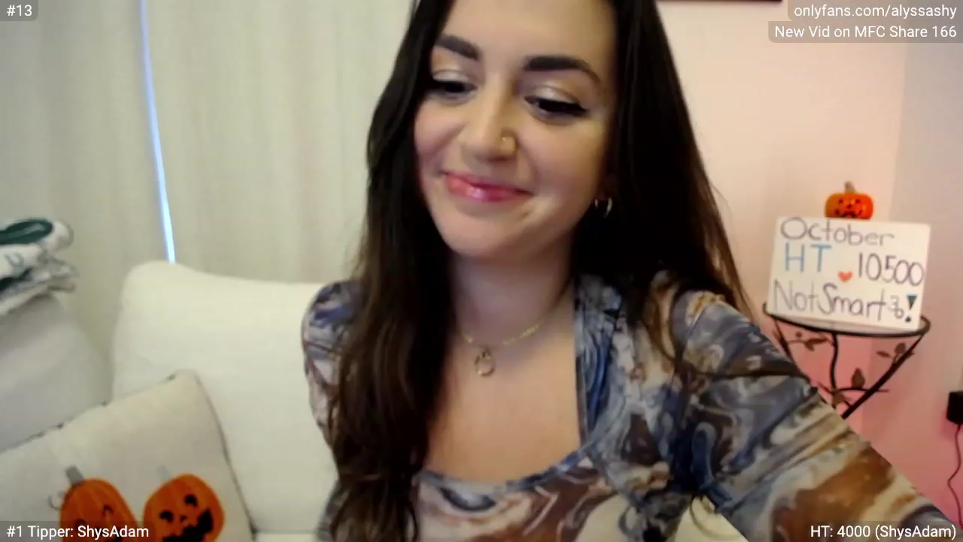 Gallery image thumbnail from AlyssaShy's myfreecams stream on, 10/03/2023, 22:28 image 13 of 20