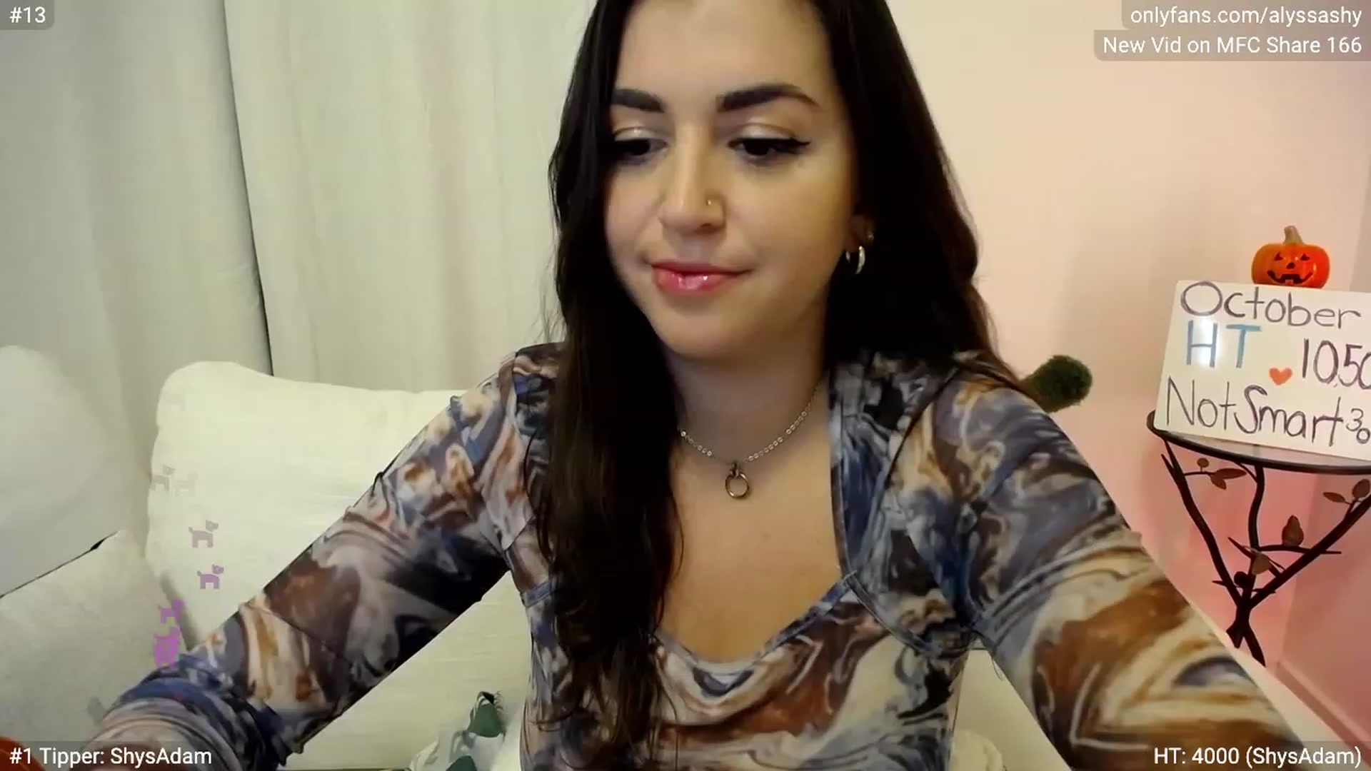 Gallery image thumbnail from AlyssaShy's myfreecams stream on, 10/03/2023, 23:30 image 10 of 20