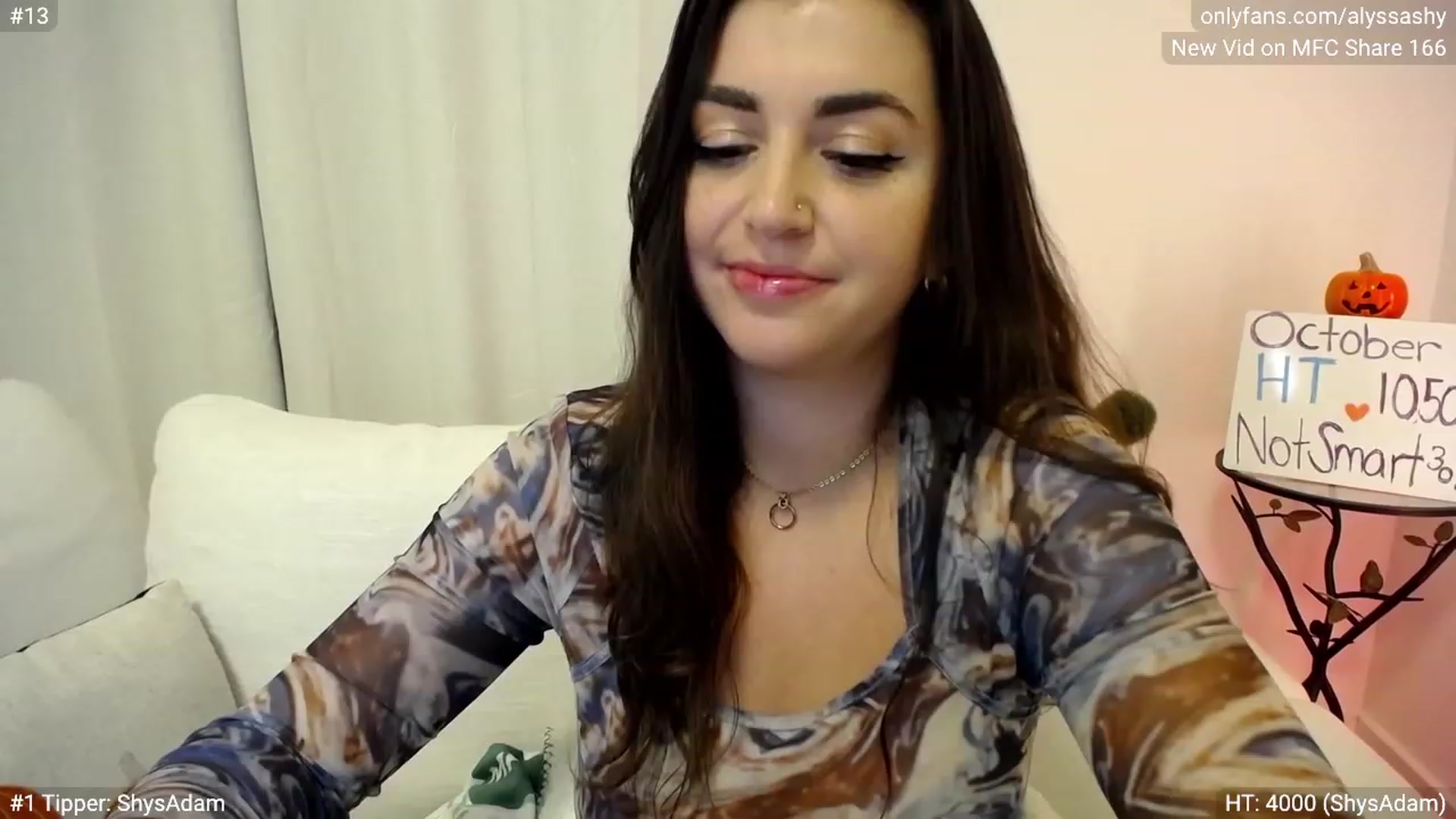 Gallery image thumbnail from AlyssaShy's myfreecams stream on, 10/03/2023, 23:30 image 1 of 20