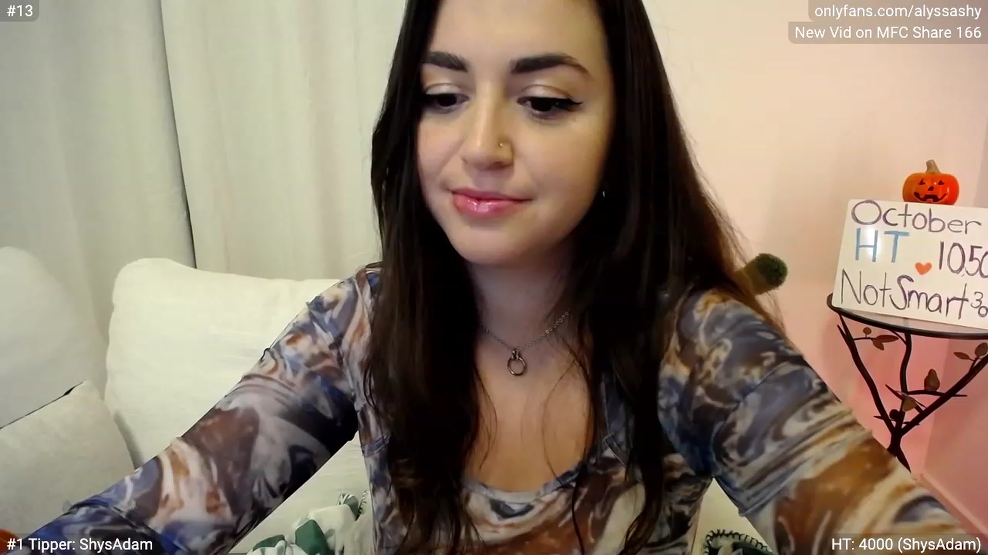 Gallery image thumbnail from AlyssaShy's myfreecams stream on, 10/03/2023, 23:30 image 4 of 20
