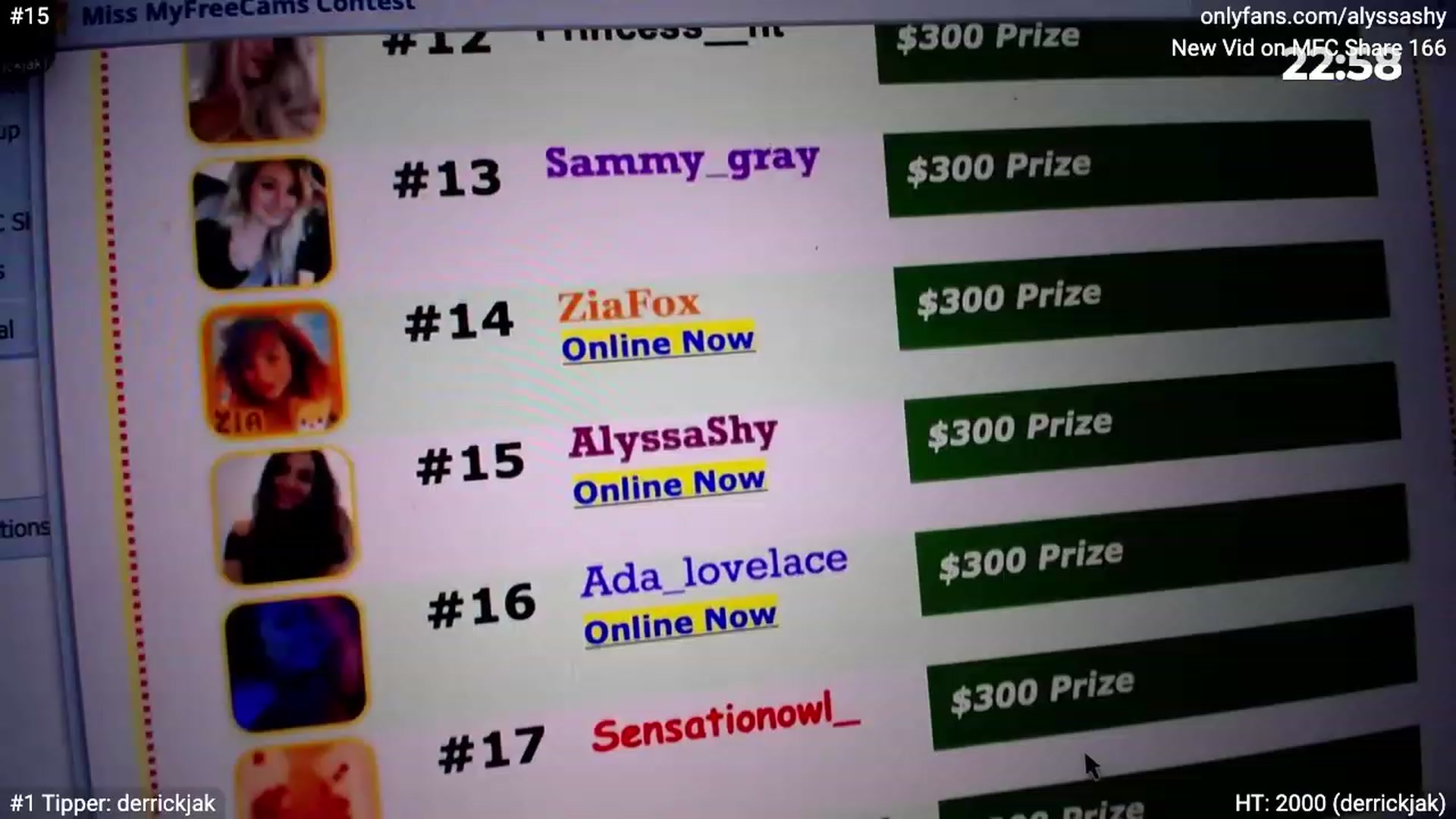 Gallery image thumbnail from AlyssaShy's myfreecams stream on, 10/07/2023, 03:12 image 3 of 20