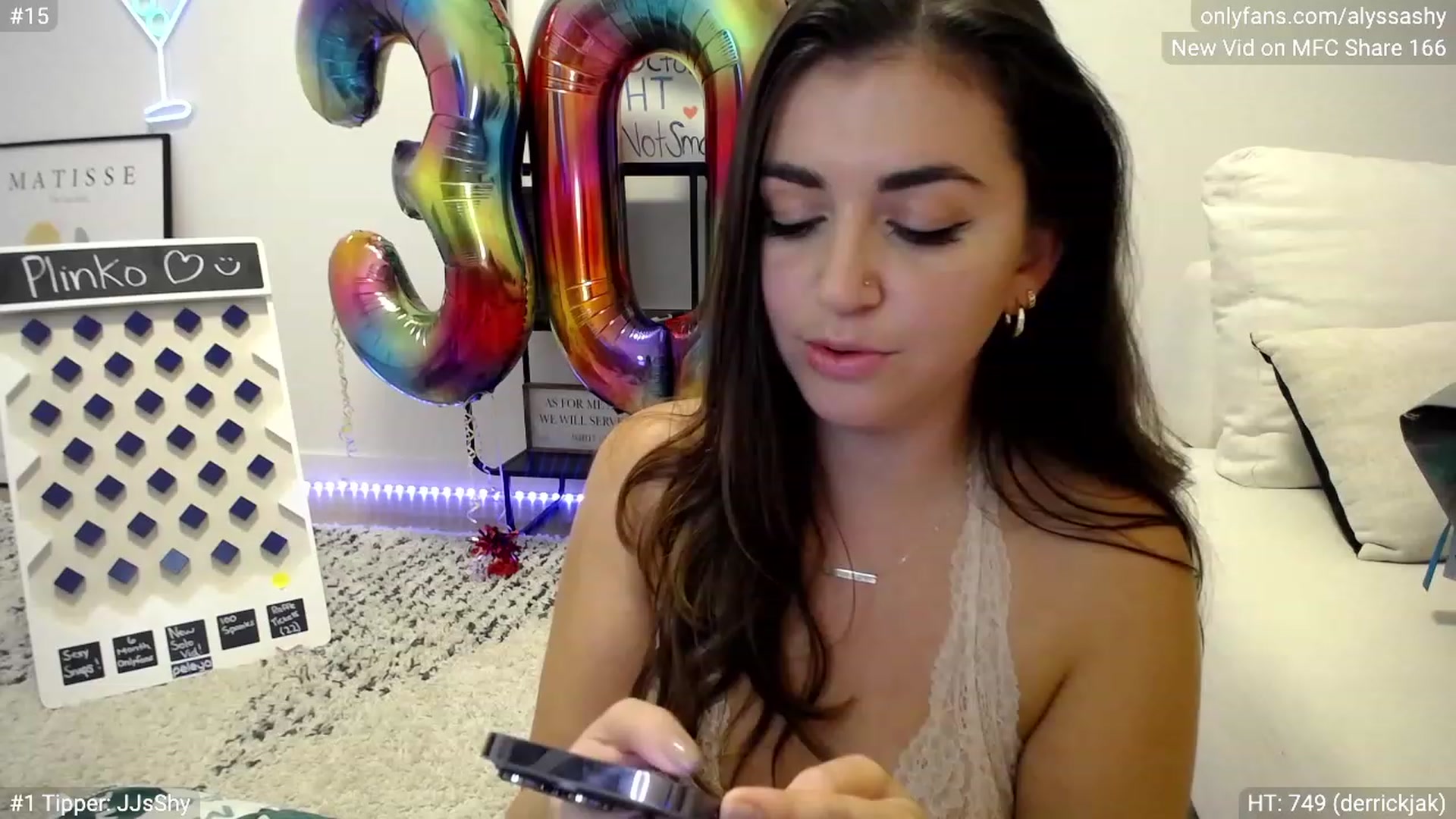 Gallery image thumbnail from AlyssaShy's myfreecams stream on, 10/08/2023, 01:00 image 10 of 20