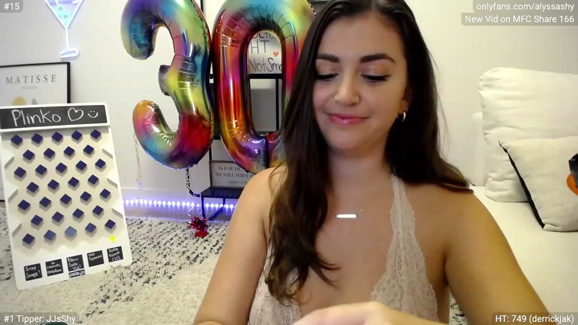 Gallery image thumbnail from AlyssaShy's myfreecams stream on, 10/08/2023, 01:00 image 5 of 20