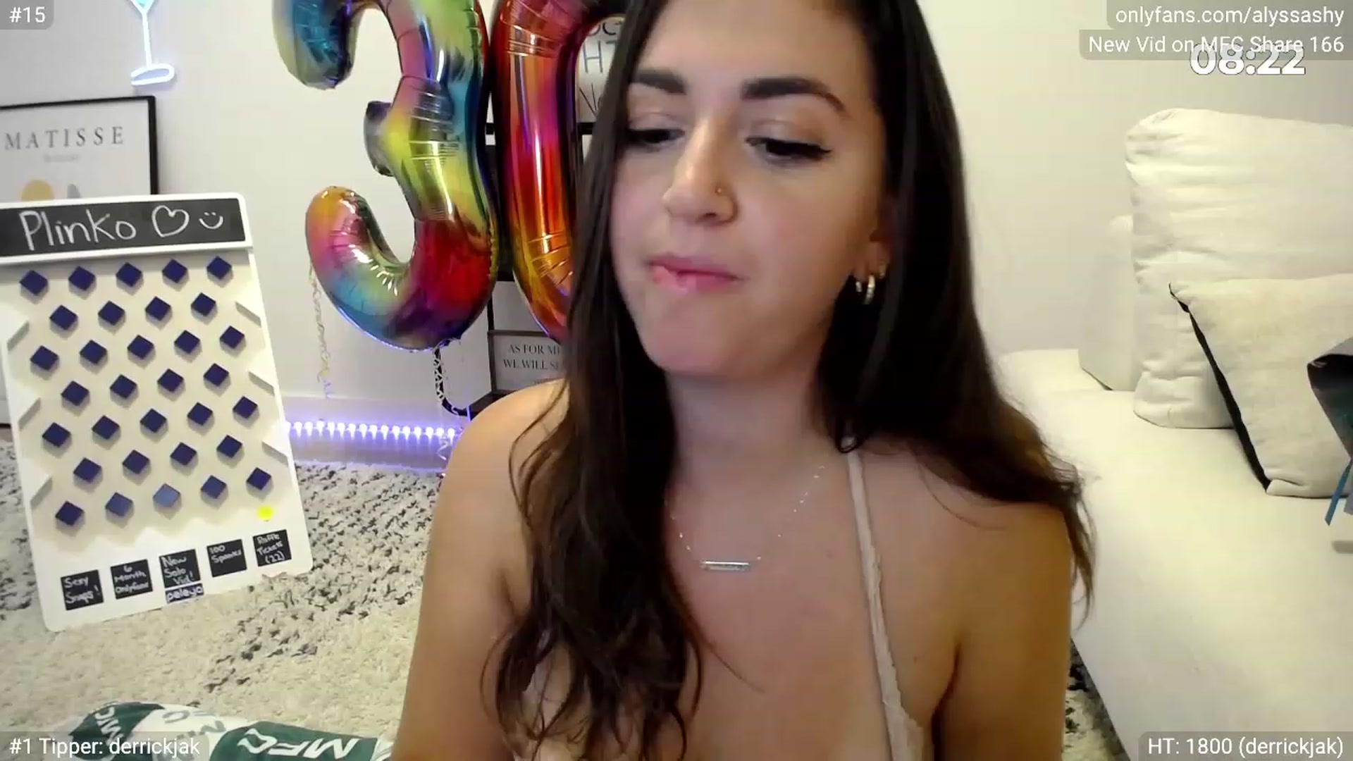 Gallery image thumbnail from AlyssaShy's myfreecams stream on, 10/08/2023, 01:47 image 1 of 20