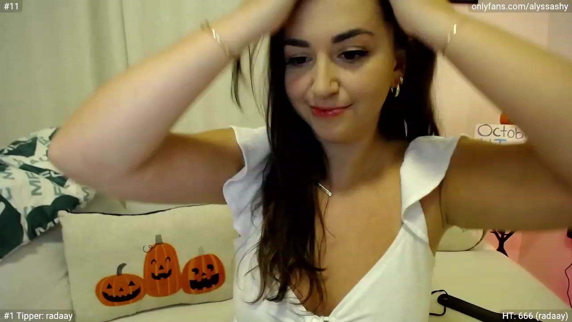 Gallery image thumbnail from AlyssaShy's myfreecams stream on, 10/08/2023, 23:46 image 11 of 20