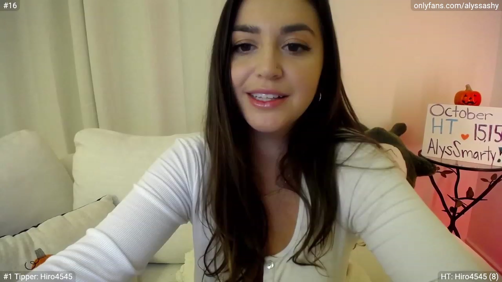 Gallery image thumbnail from AlyssaShy's myfreecams stream on, 10/16/2023, 22:25 image 8 of 20