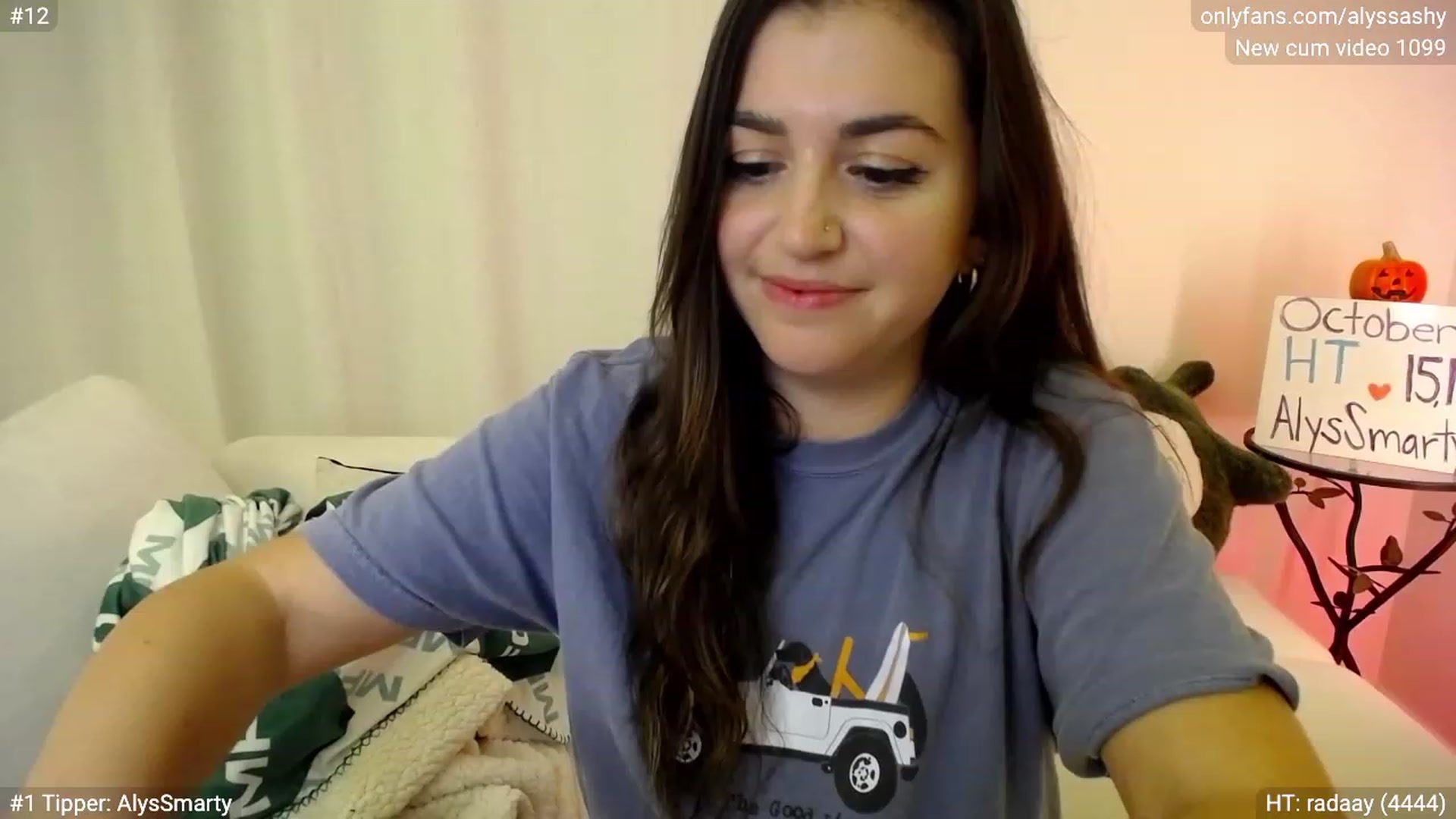 Gallery image thumbnail from AlyssaShy's myfreecams stream on, 10/20/2023, 03:30 image 3 of 20