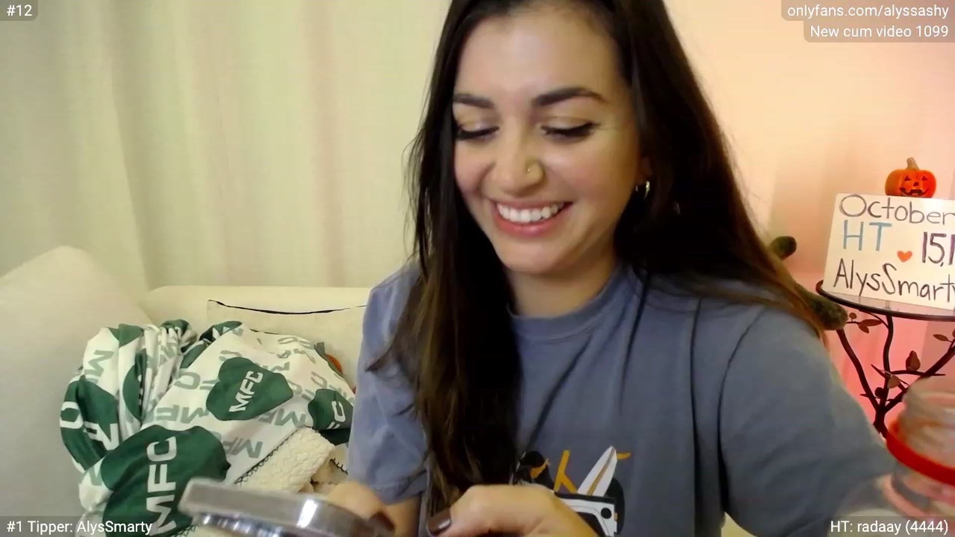 Gallery image thumbnail from AlyssaShy's myfreecams stream on, 10/20/2023, 03:30 image 2 of 20