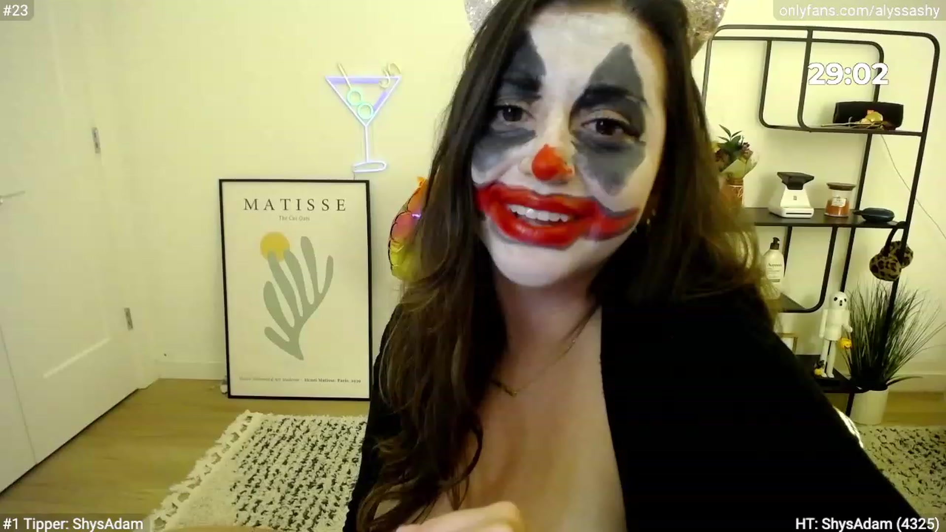Gallery image thumbnail from AlyssaShy's myfreecams stream on, 10/28/2023, 04:21 image 19 of 20