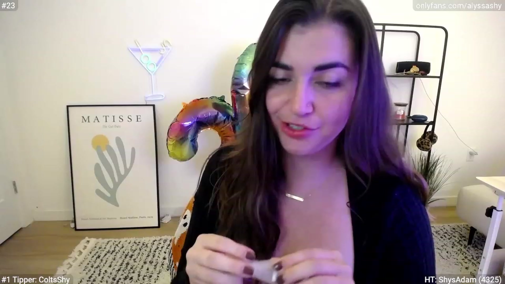 Gallery image thumbnail from AlyssaShy's myfreecams stream on, 10/28/2023, 07:50 image 9 of 20