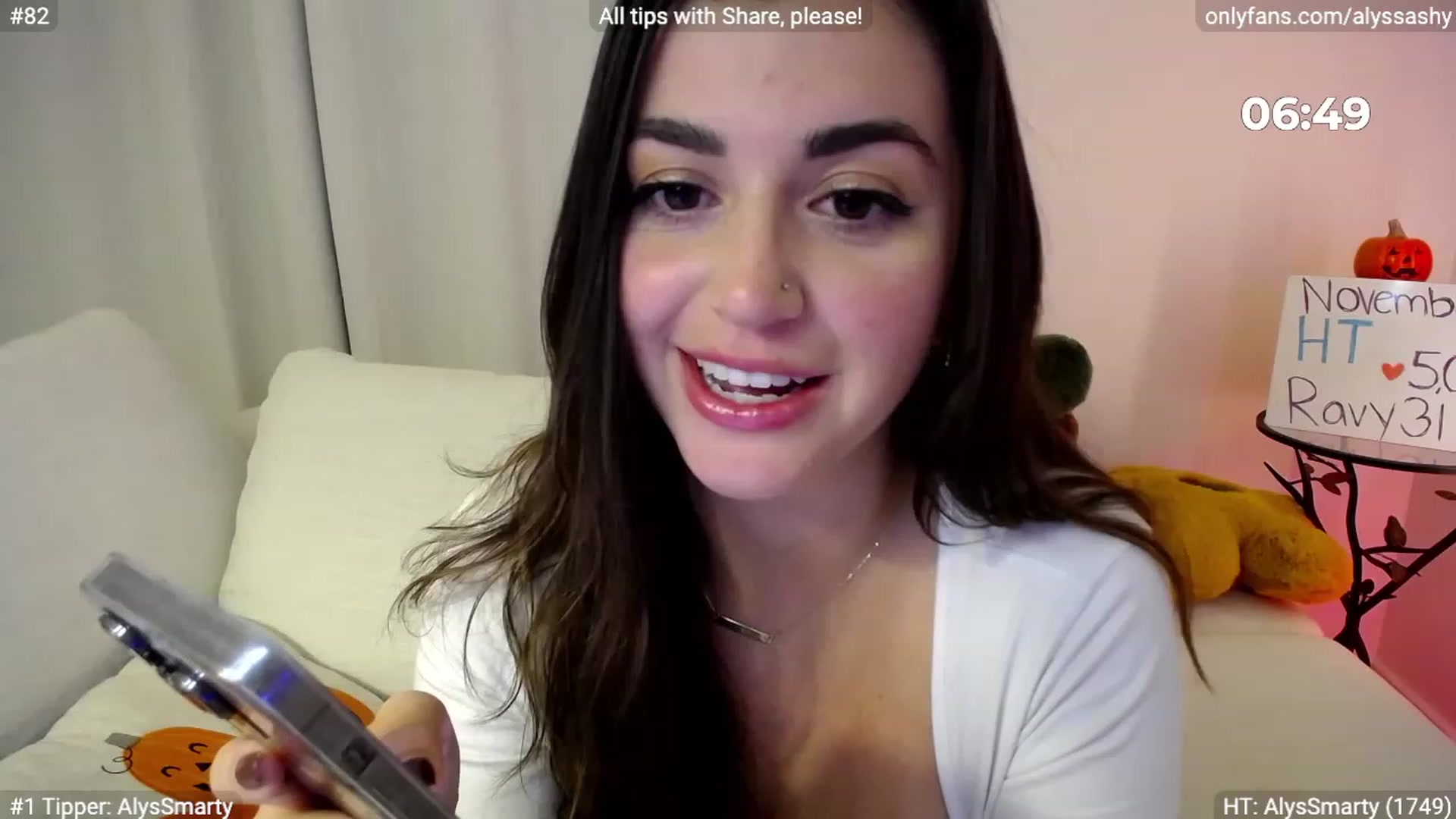 Gallery image thumbnail from AlyssaShy's myfreecams stream on, 11/04/2023, 06:22 image 16 of 20