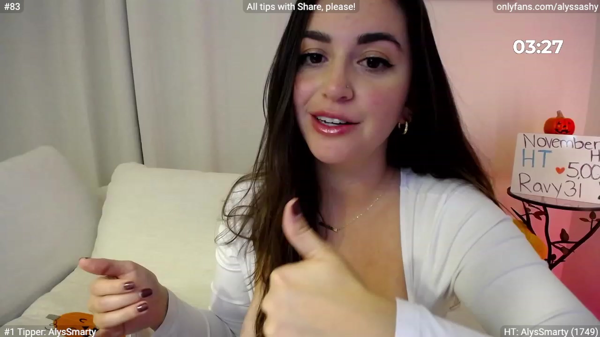 Gallery image thumbnail from AlyssaShy's myfreecams stream on, 11/04/2023, 06:22 image 8 of 20