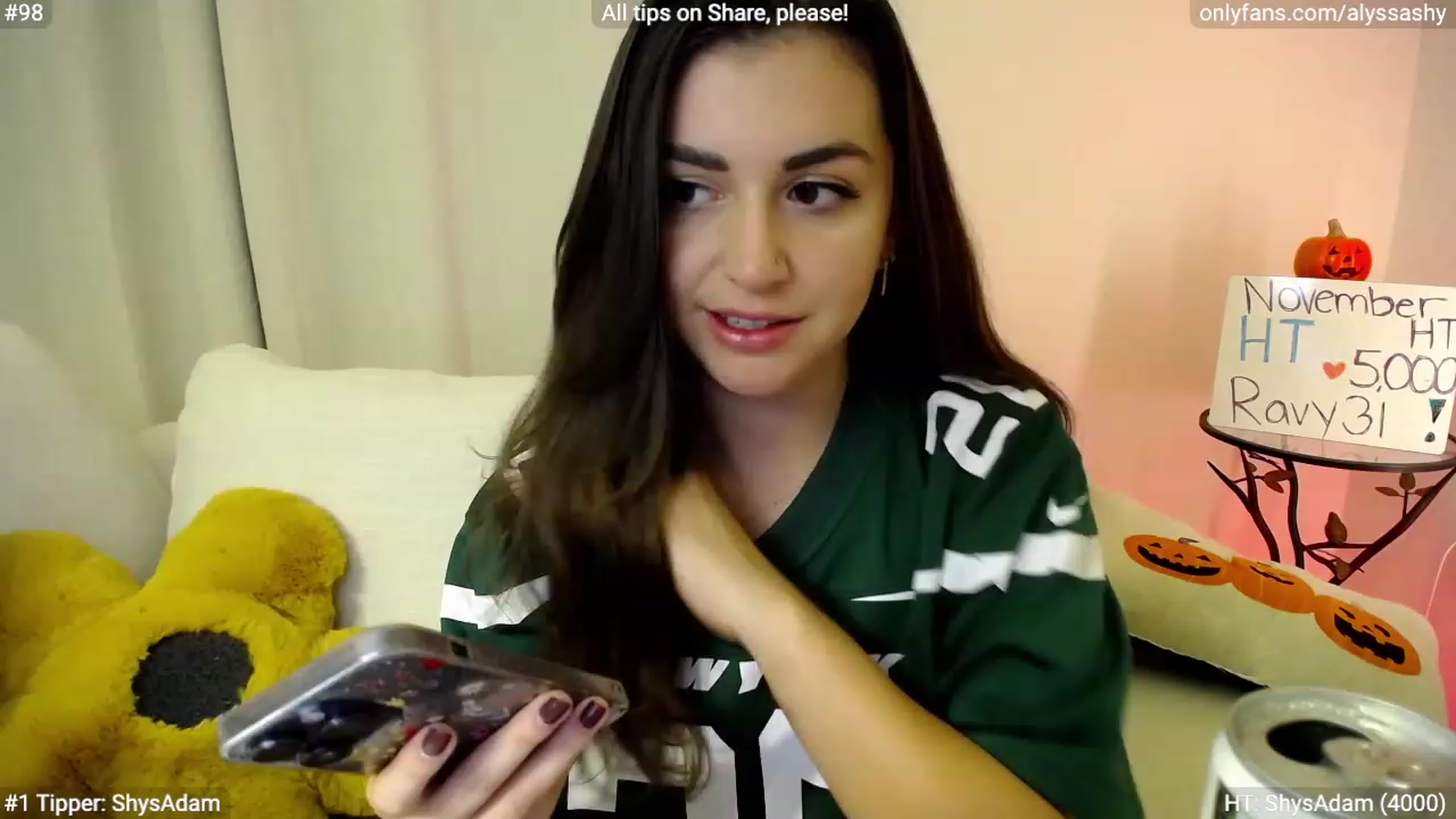 Gallery image thumbnail from AlyssaShy's myfreecams stream on, 11/07/2023, 04:43 image 19 of 20