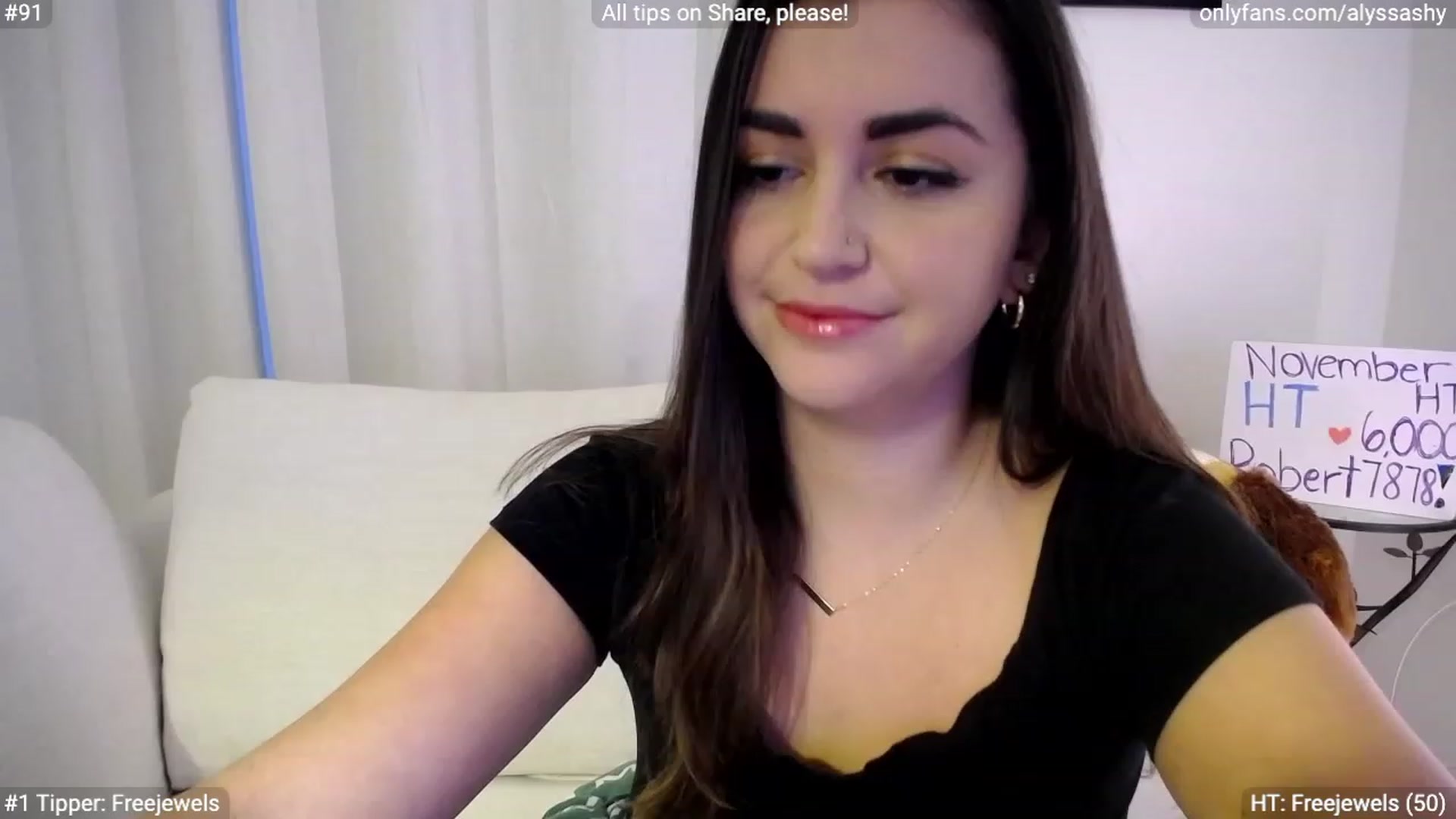 Gallery image thumbnail from AlyssaShy's myfreecams stream on, 11/21/2023, 22:01 image 6 of 20