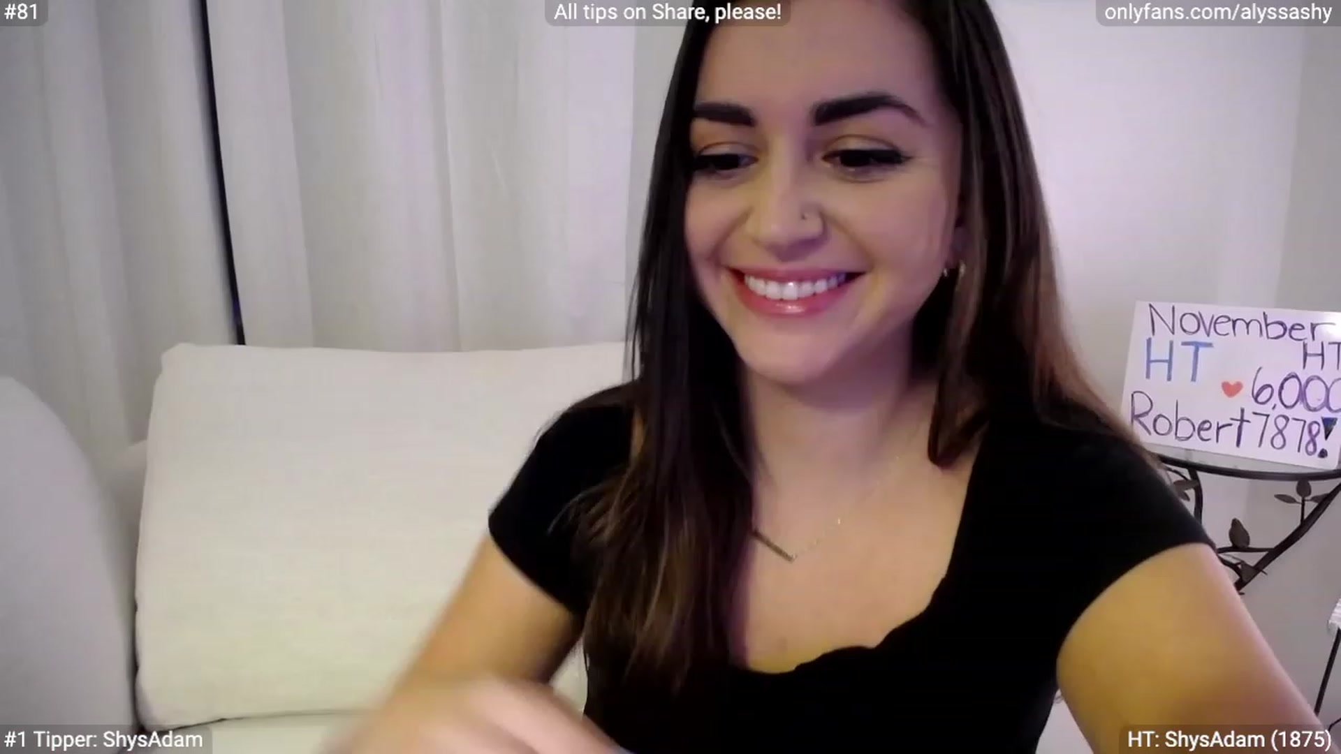 Gallery image thumbnail from AlyssaShy's myfreecams stream on, 11/22/2023, 24:02 image 7 of 20