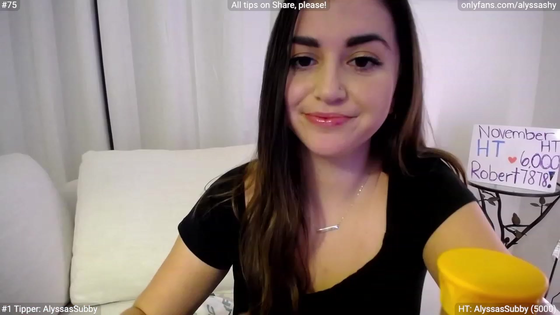 Gallery image thumbnail from AlyssaShy's myfreecams stream on, 11/22/2023, 02:36 image 11 of 20
