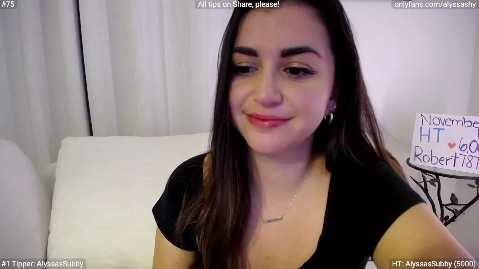 Gallery image thumbnail from AlyssaShy's myfreecams stream on, 11/22/2023, 03:18 image 12 of 20