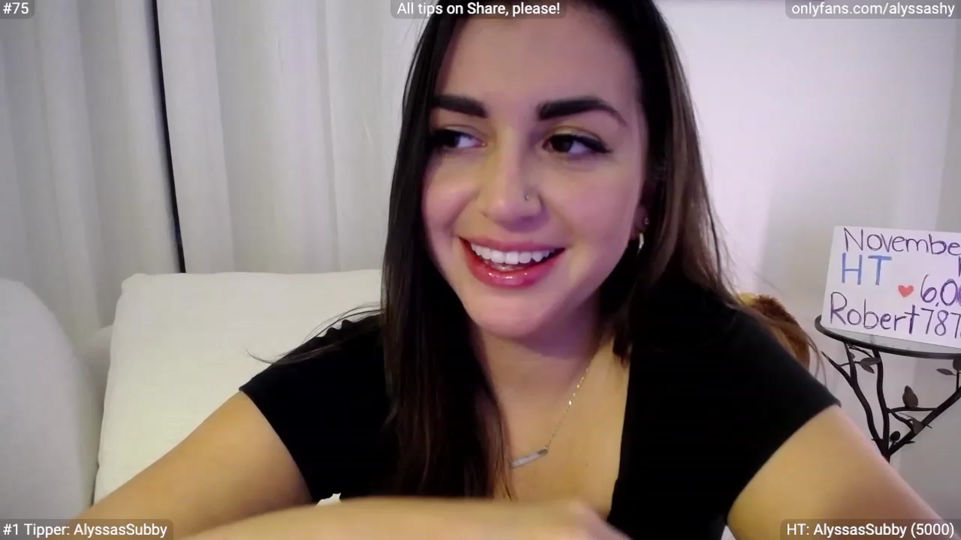 Gallery image thumbnail from AlyssaShy's myfreecams stream on, 11/22/2023, 03:18 image 13 of 20