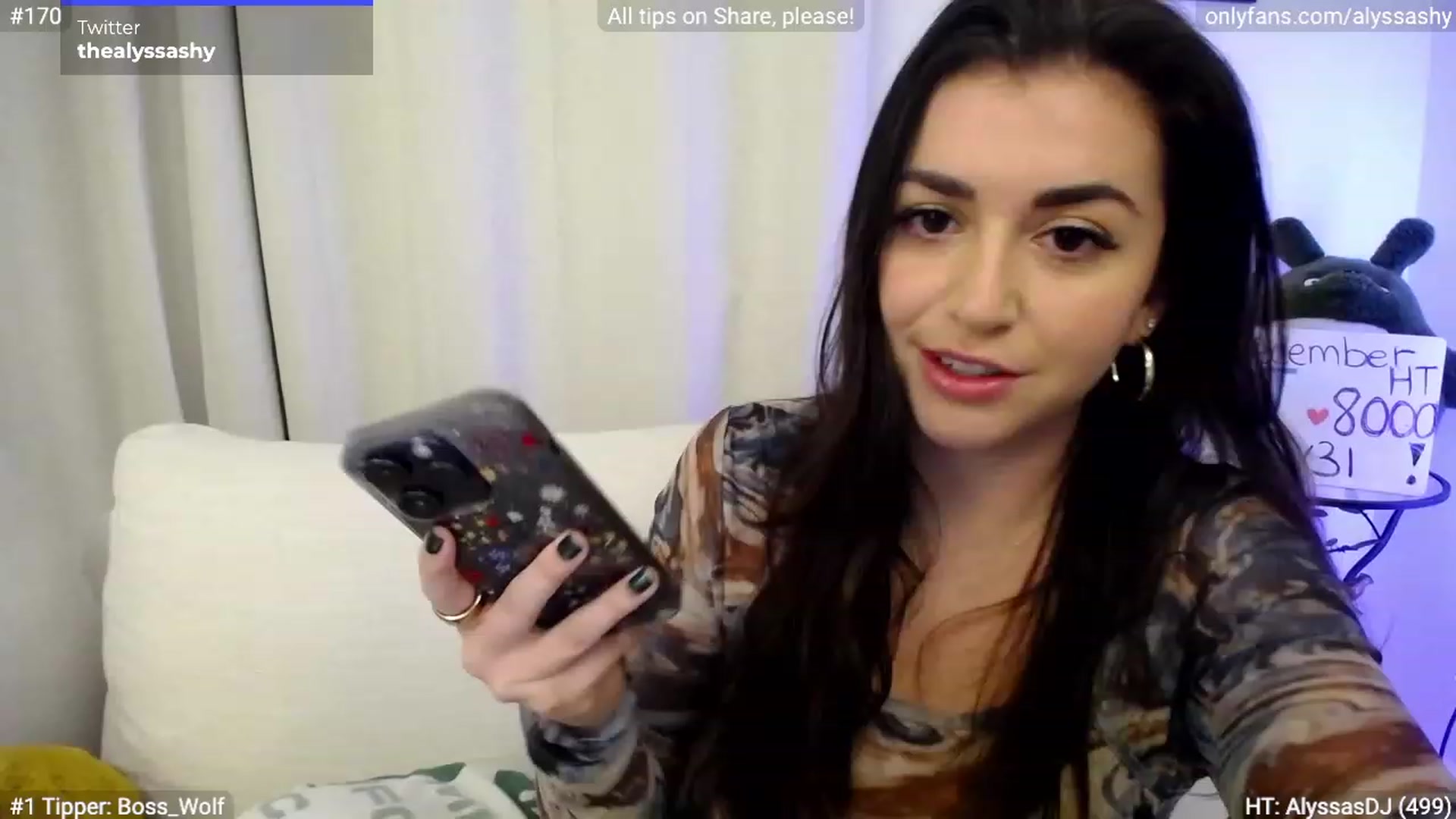 Gallery image thumbnail from AlyssaShy's myfreecams stream on, 12/08/2023, 01:28 image 8 of 20