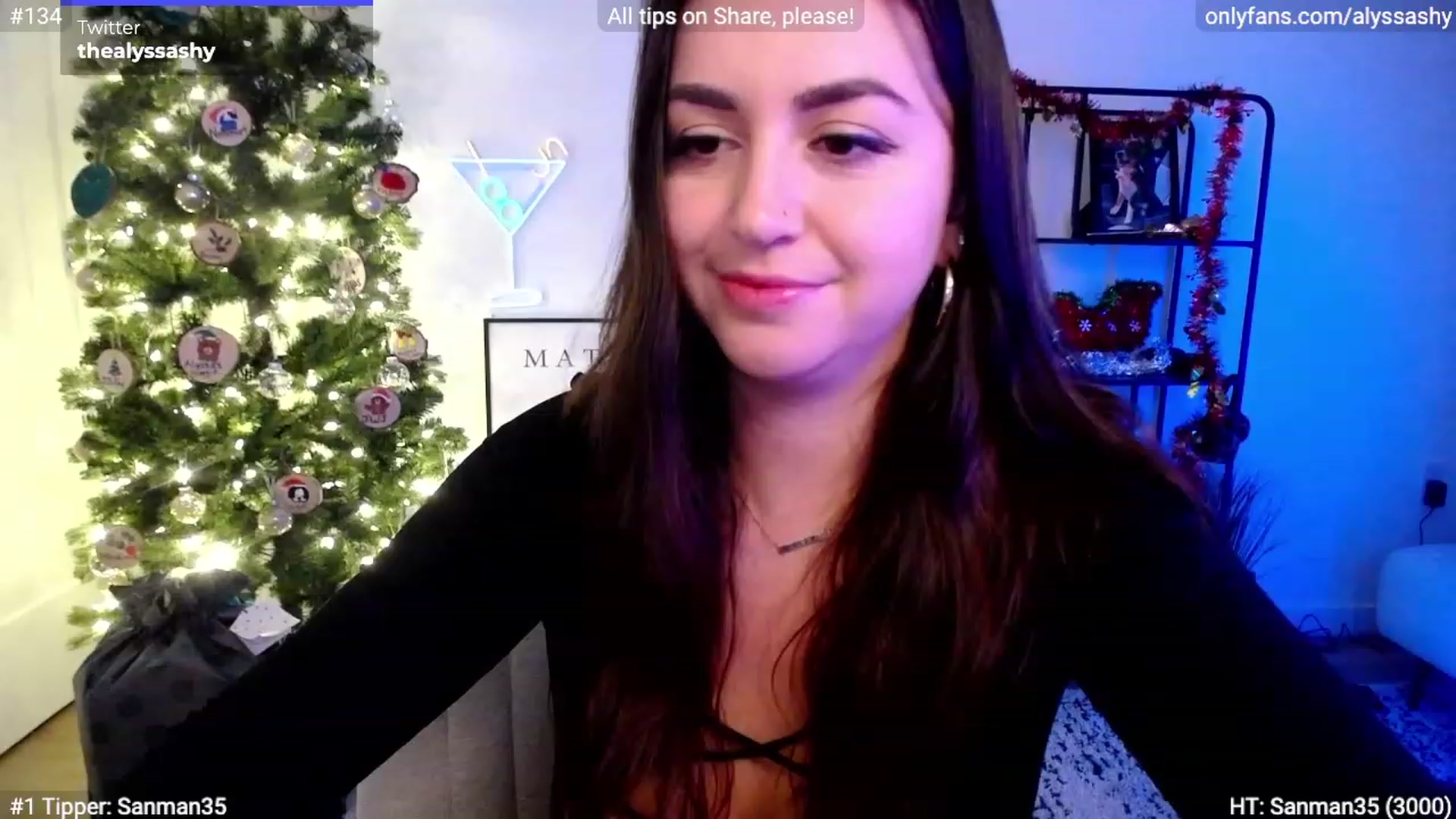 Gallery image thumbnail from AlyssaShy's myfreecams stream on, 12/20/2023, 22:48 image 1 of 20