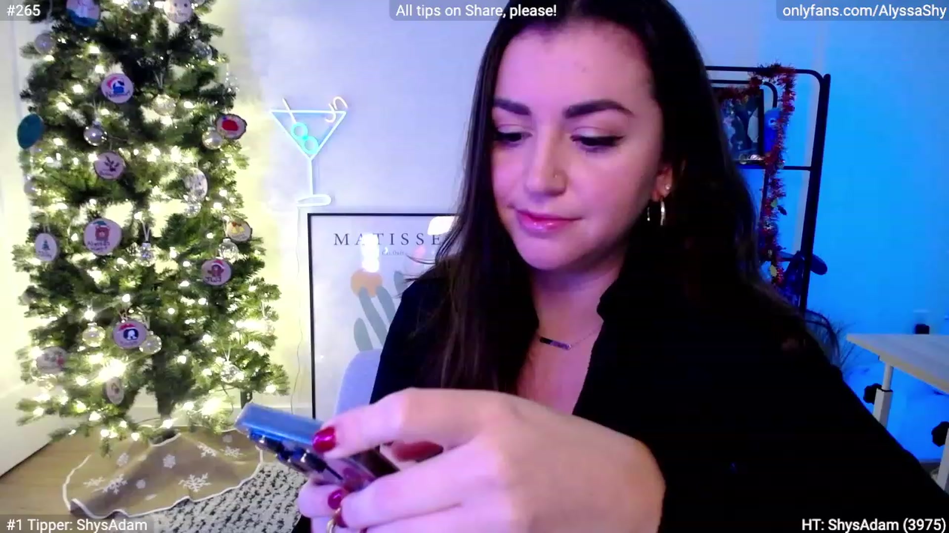 Gallery image thumbnail from AlyssaShy's myfreecams stream on, 01/02/2024, 21:34 image 11 of 20