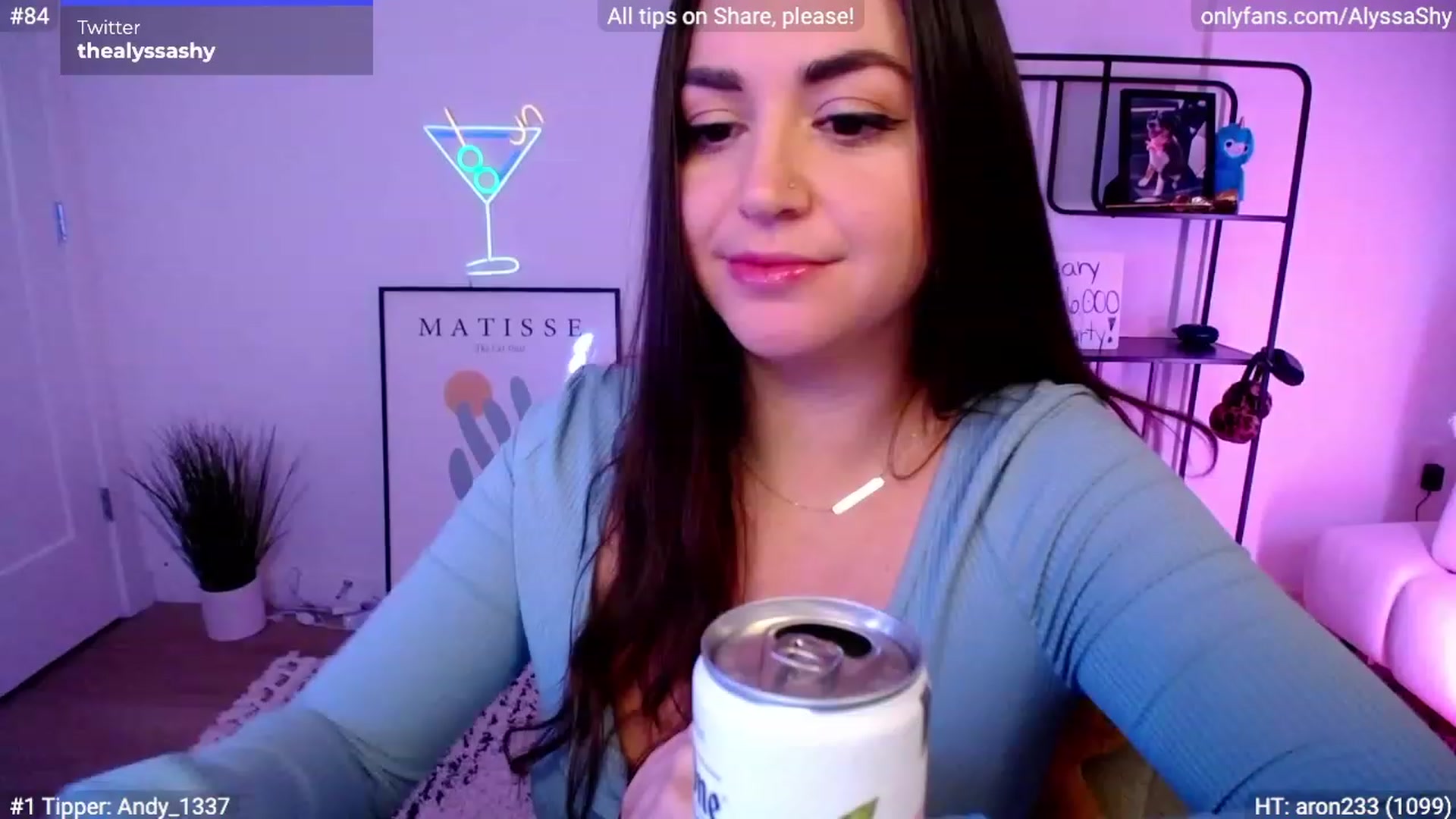 Gallery image thumbnail from AlyssaShy's myfreecams stream on, 01/09/2024, 20:07 image 18 of 20