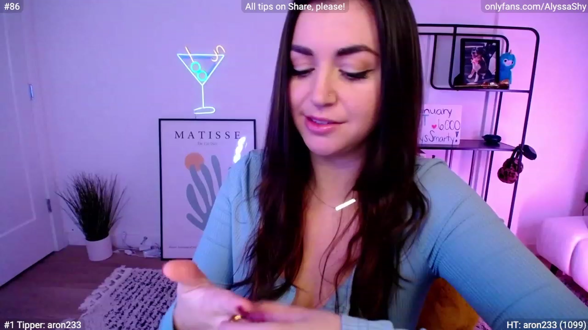 Gallery image thumbnail from AlyssaShy's myfreecams stream on, 01/09/2024, 20:07 image 11 of 20