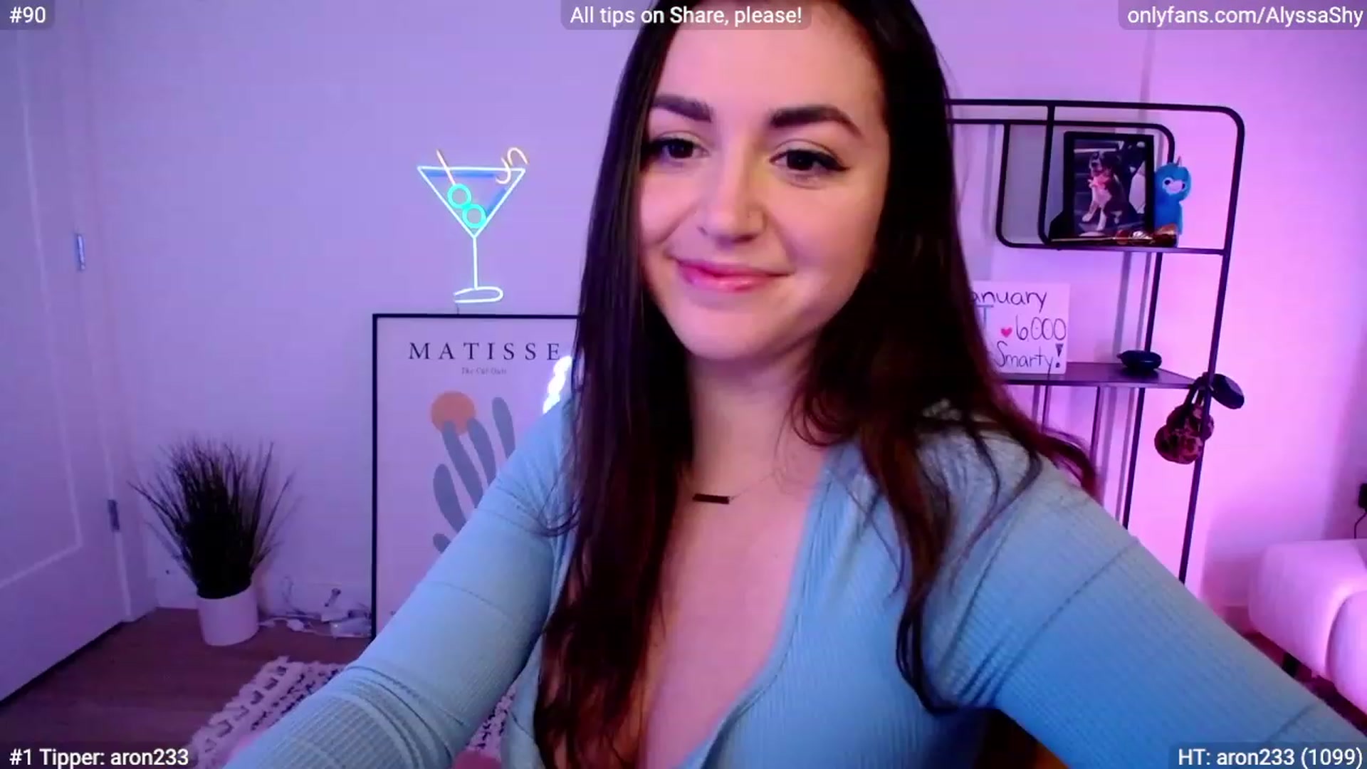 Gallery image thumbnail from AlyssaShy's myfreecams stream on, 01/09/2024, 20:07 image 1 of 20